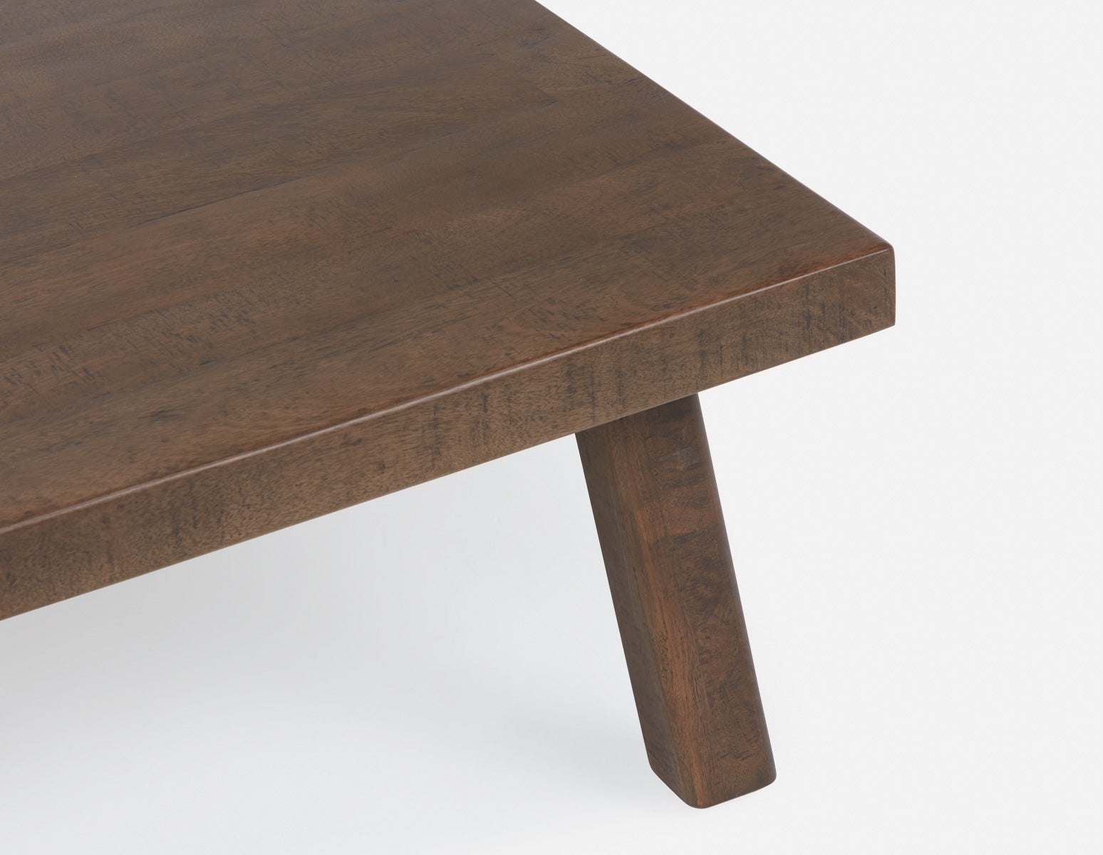 THESSALIA distressed solid mango wood coffee table 90 cm undefined