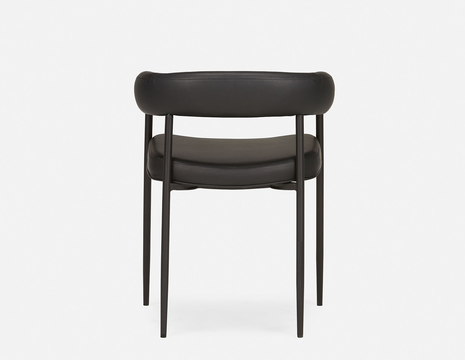 TAURO leatherette chair, brushed frame undefined