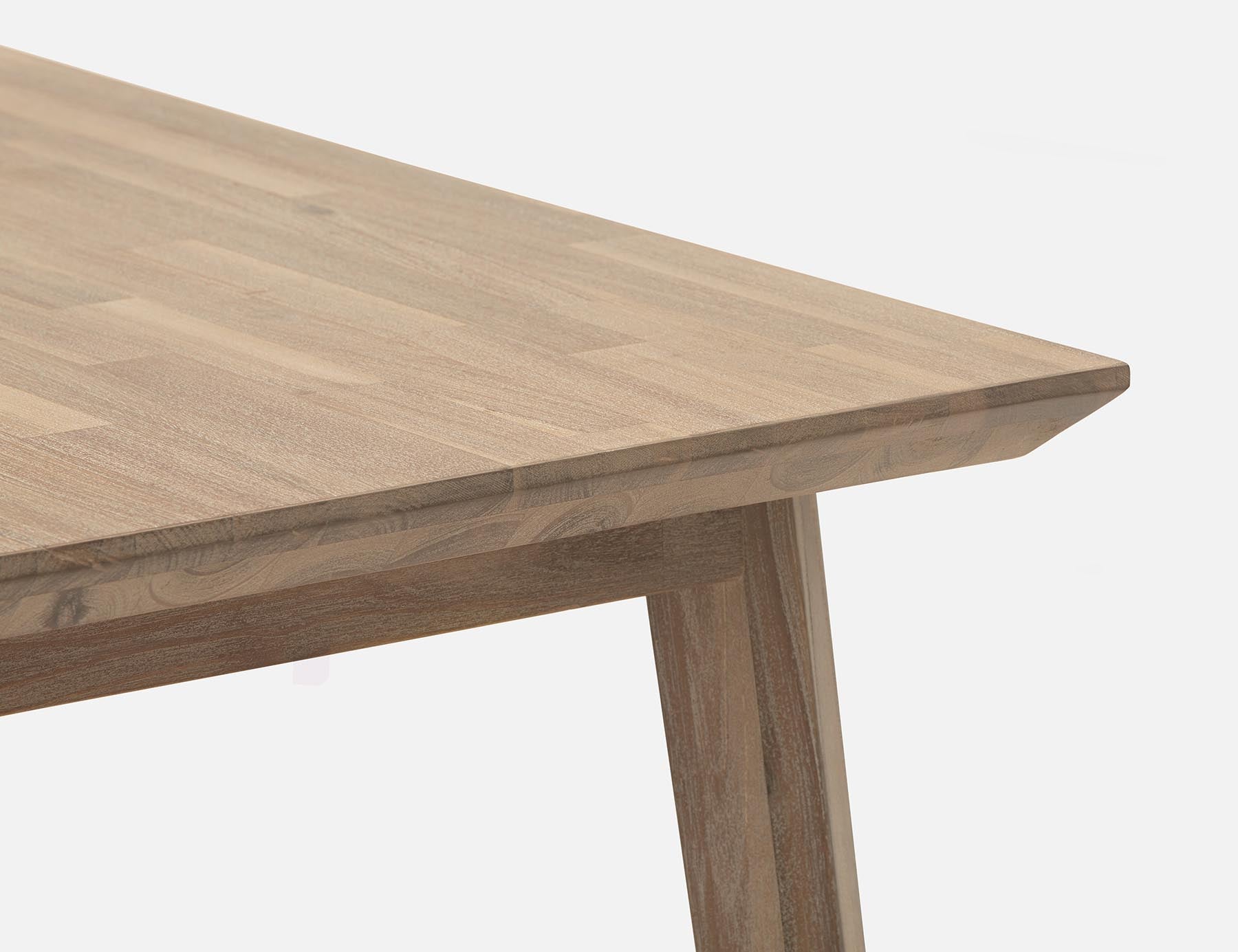 KABBANN acacia wood dining table 180 cm undefined