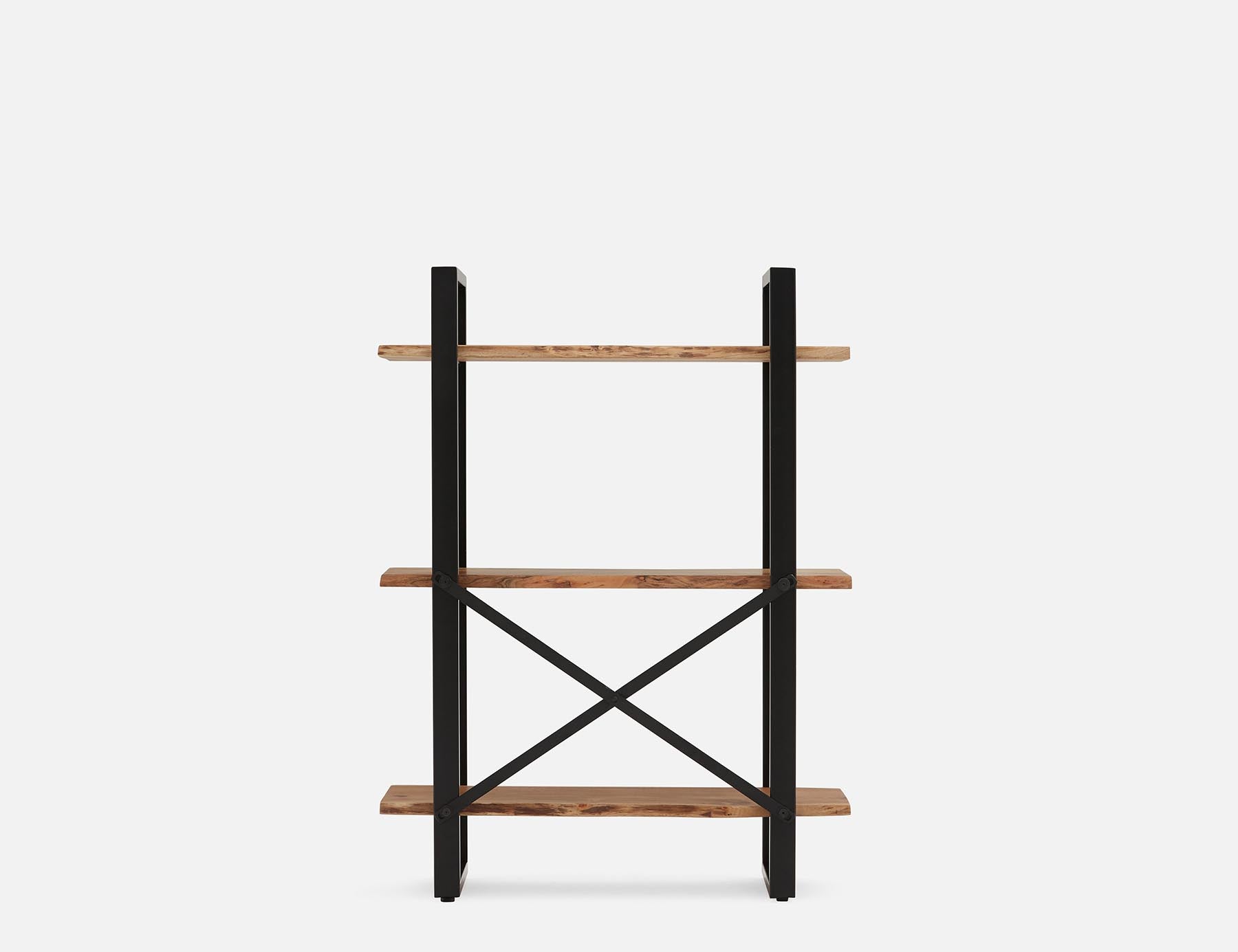 RENO acacia wood 3-tier bookcase undefined