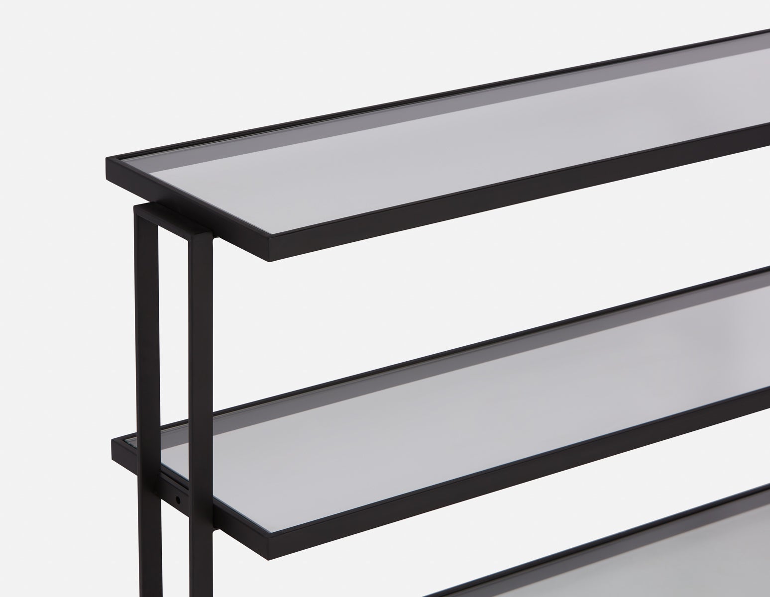 AGLAYA 3-Tier tempered Glass Shelves 132cm undefined