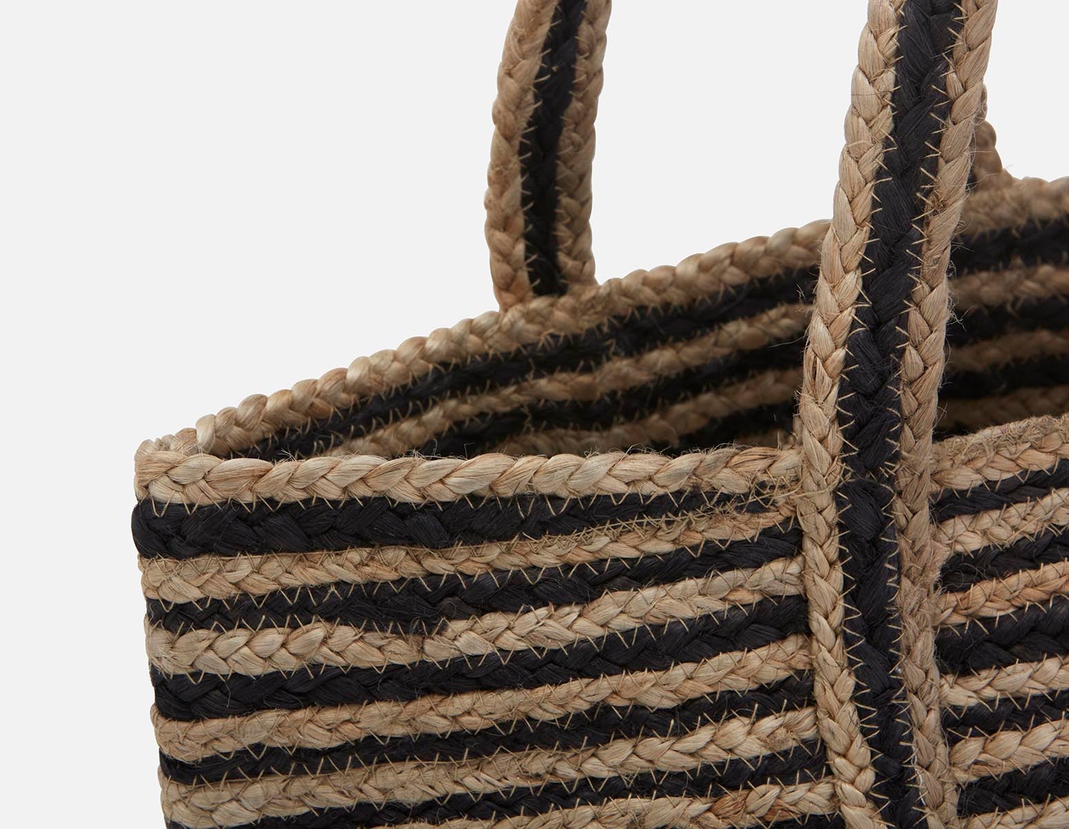 PRISCILLA braided jute tote bag undefined