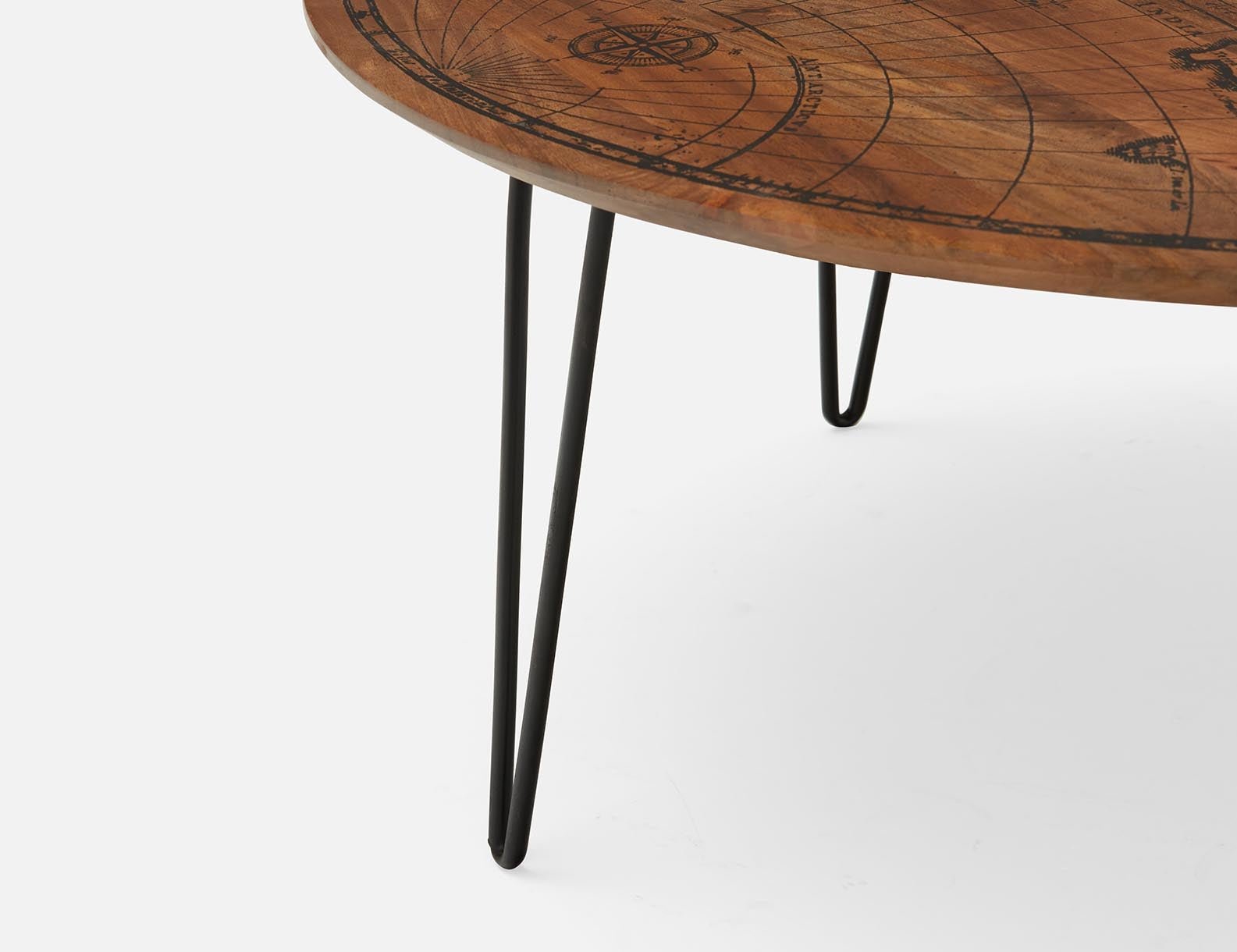 AIDEN mango wood coffee table 90 cm undefined