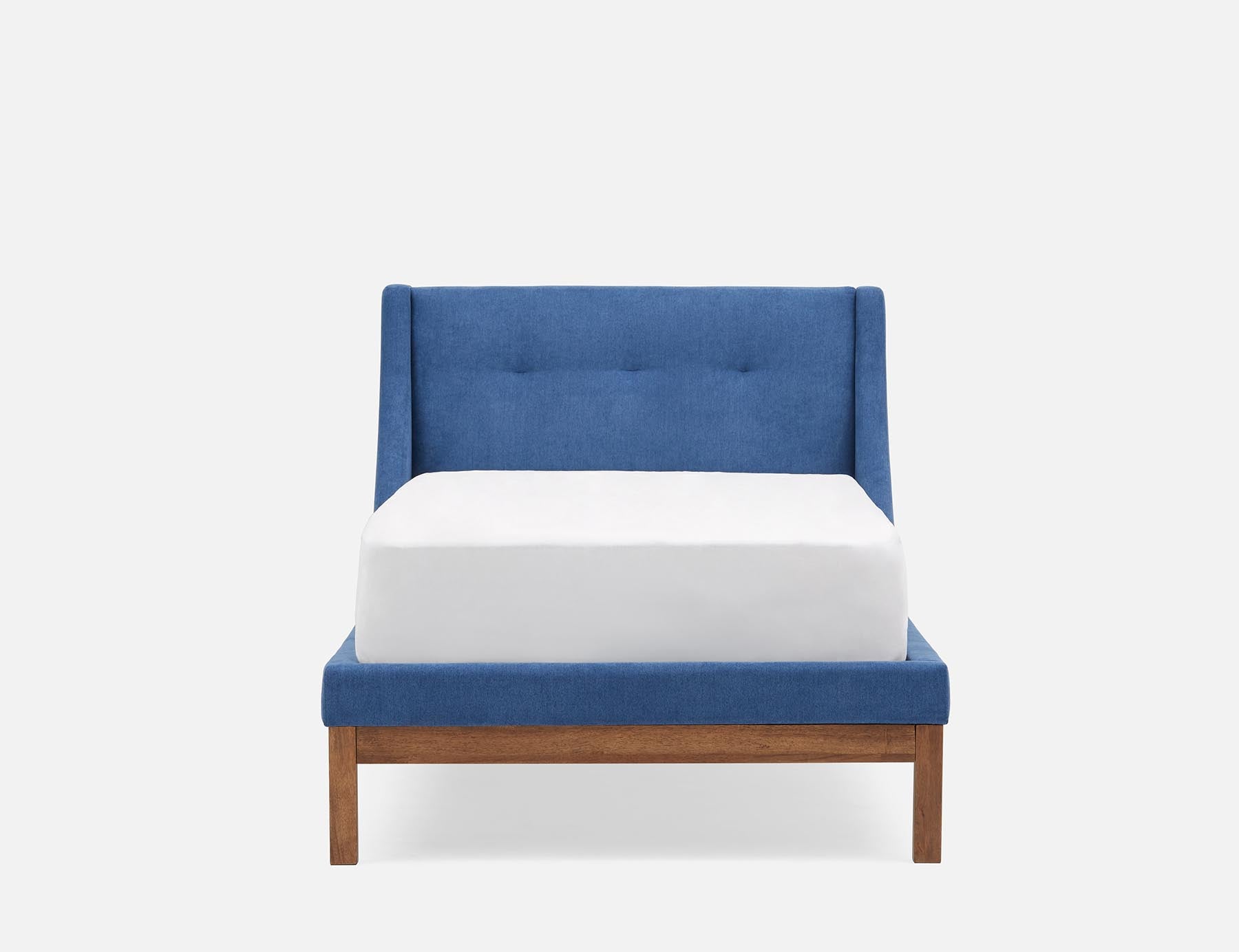 MUROL tufted upholstered wingback twin size bed undefined