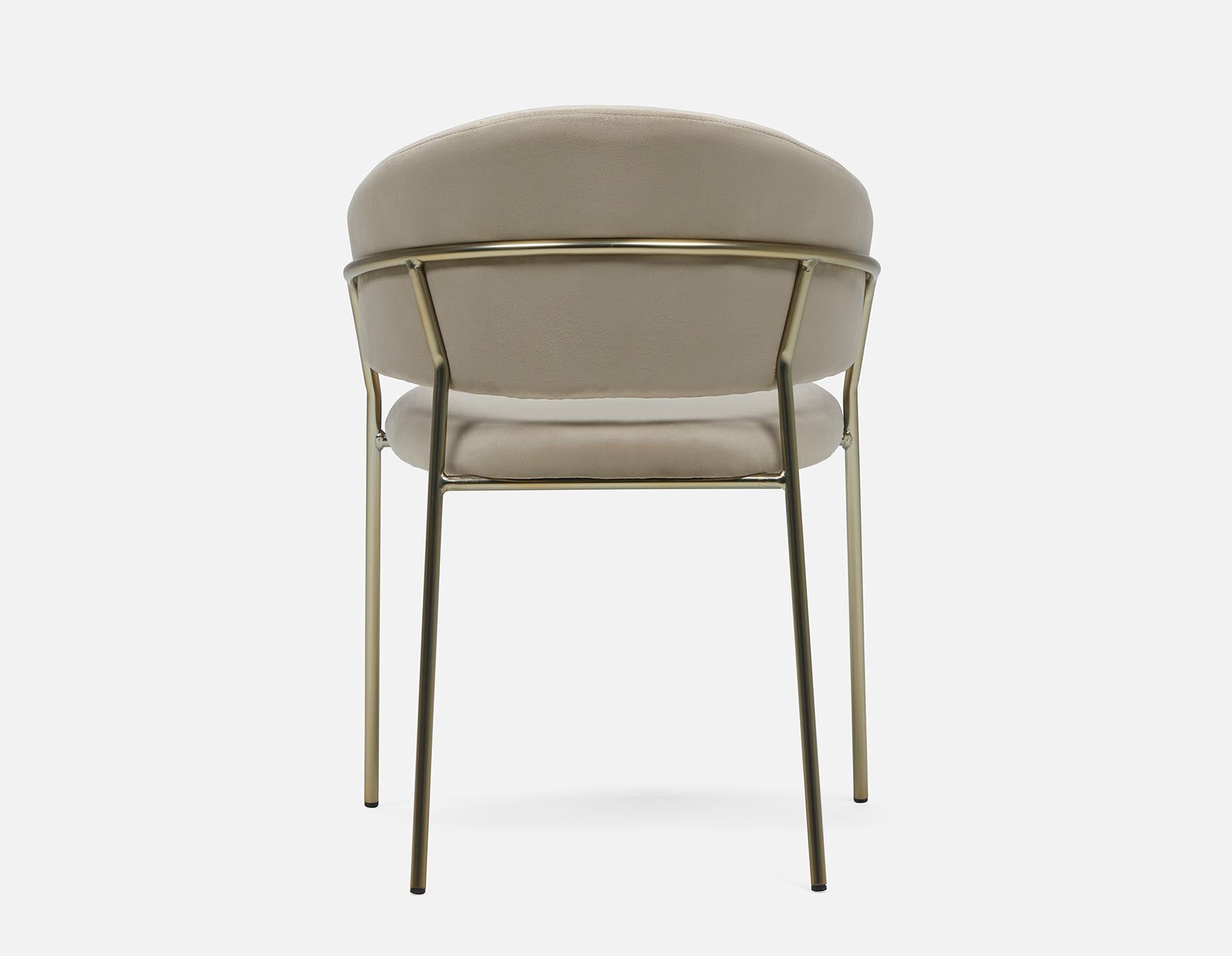 SHARON velvet dining armchair undefined