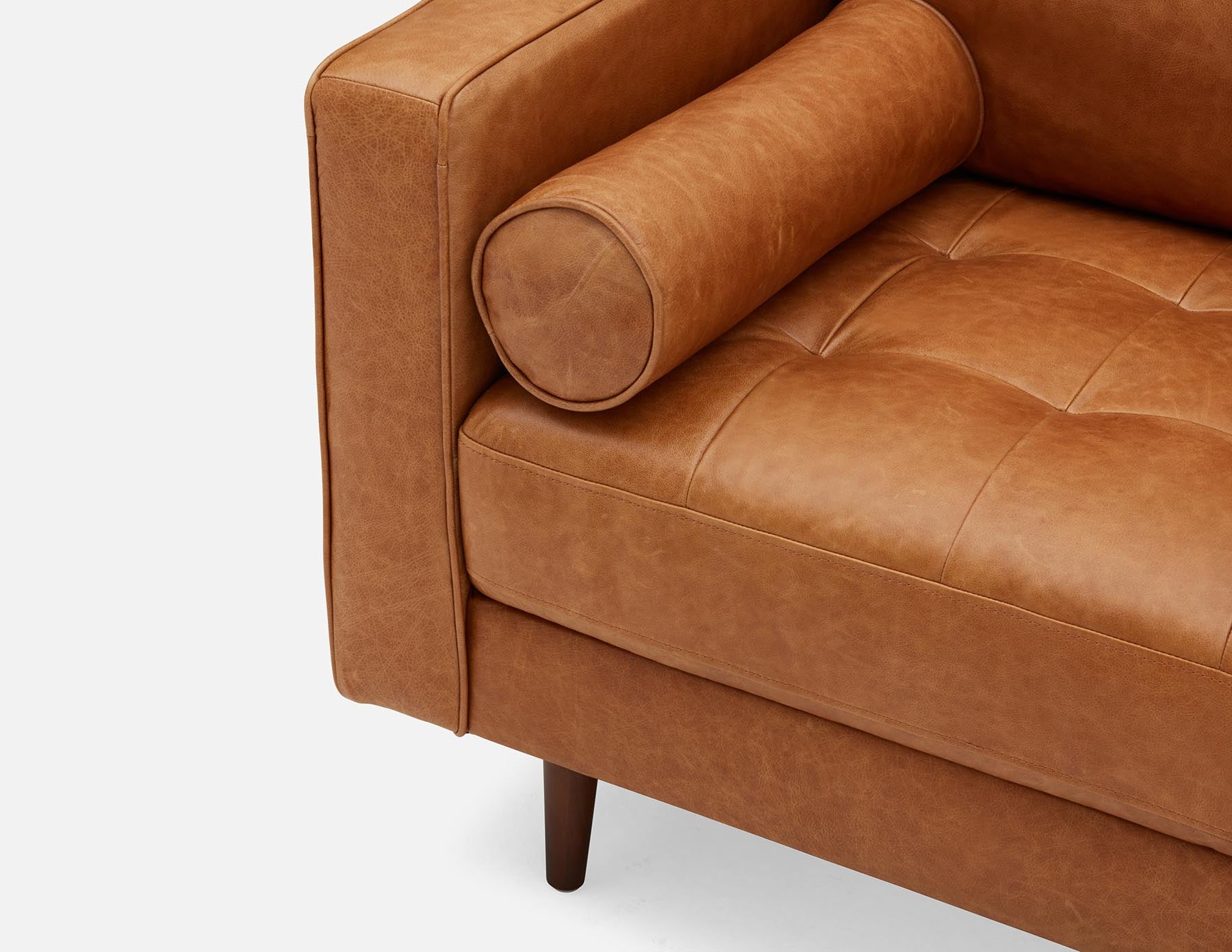 KINSEY 100% leather armchair undefined