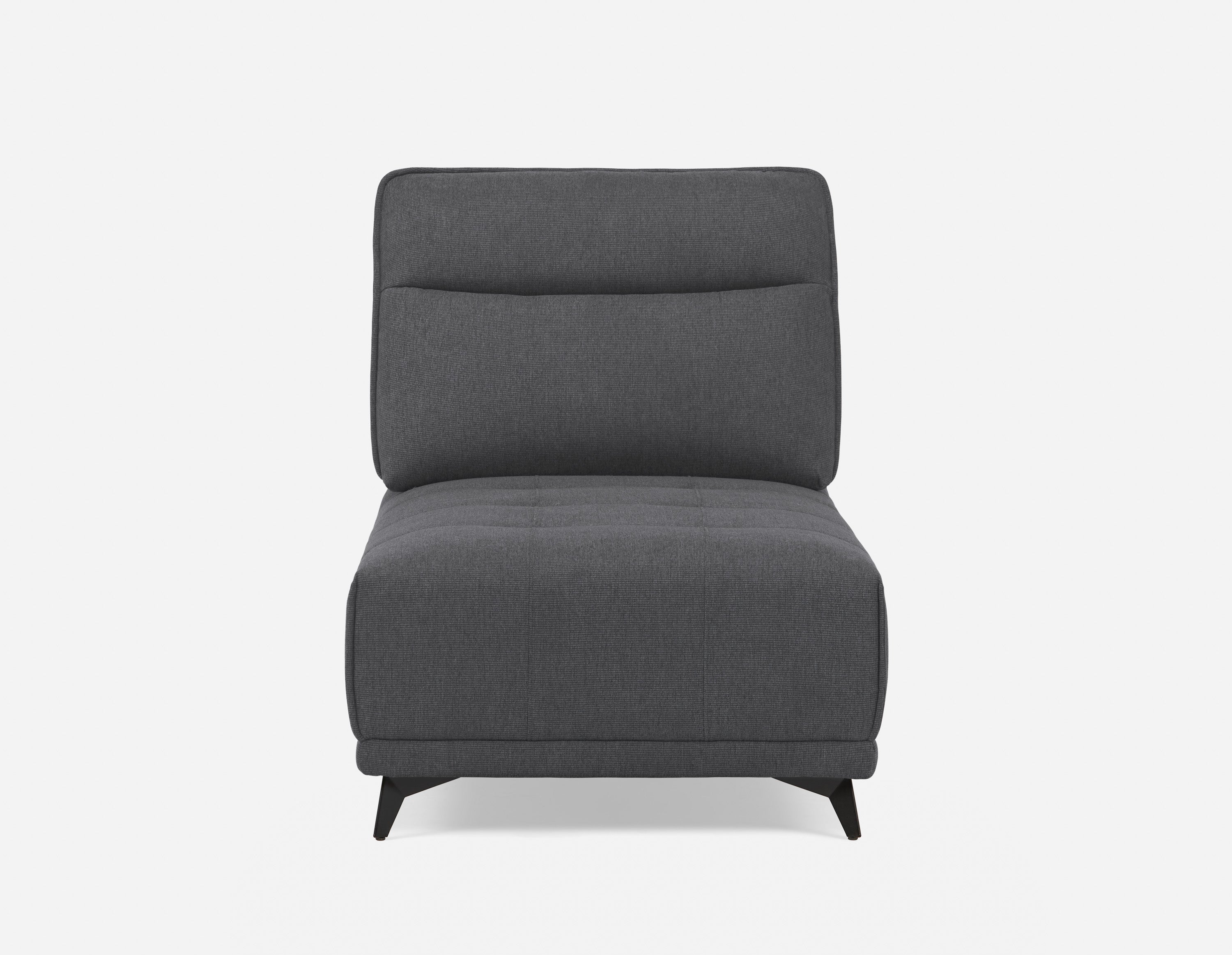 SIMON modern contemporary lounger with adjustable backrest undefined