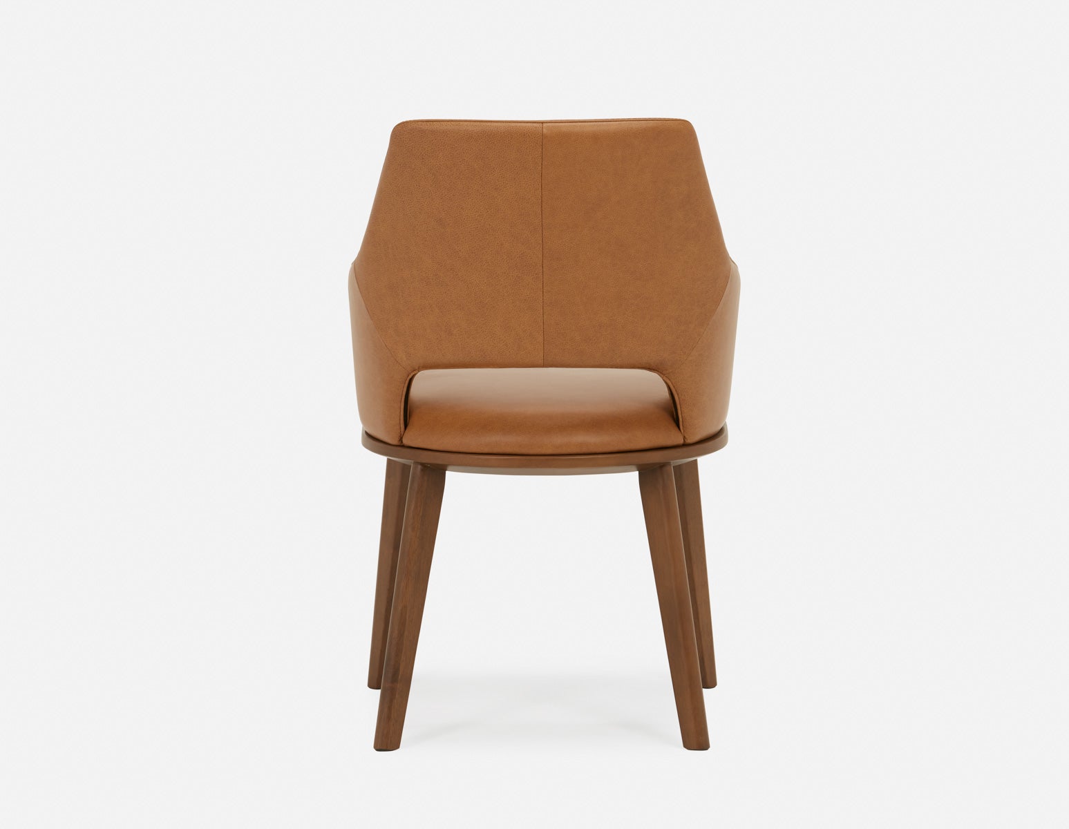 VITTA 100% leather modern contemporary dining chair undefined