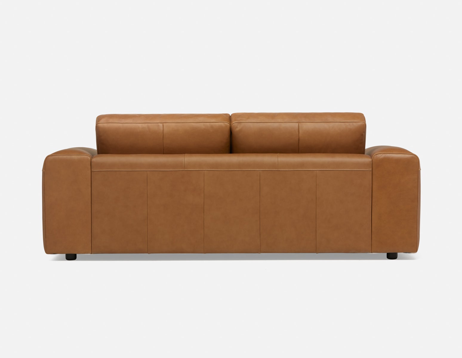 NATALIA Canapé d'appartement 100% cuir 81" undefined