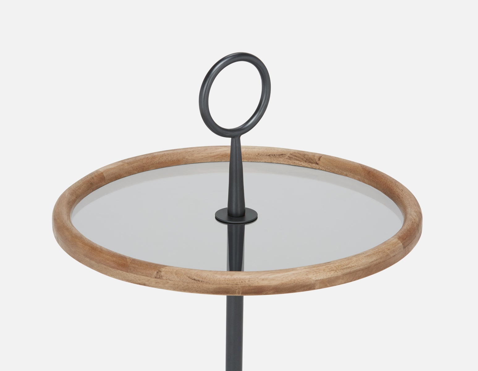 ELLIE mid-century modern round end table 43cm undefined