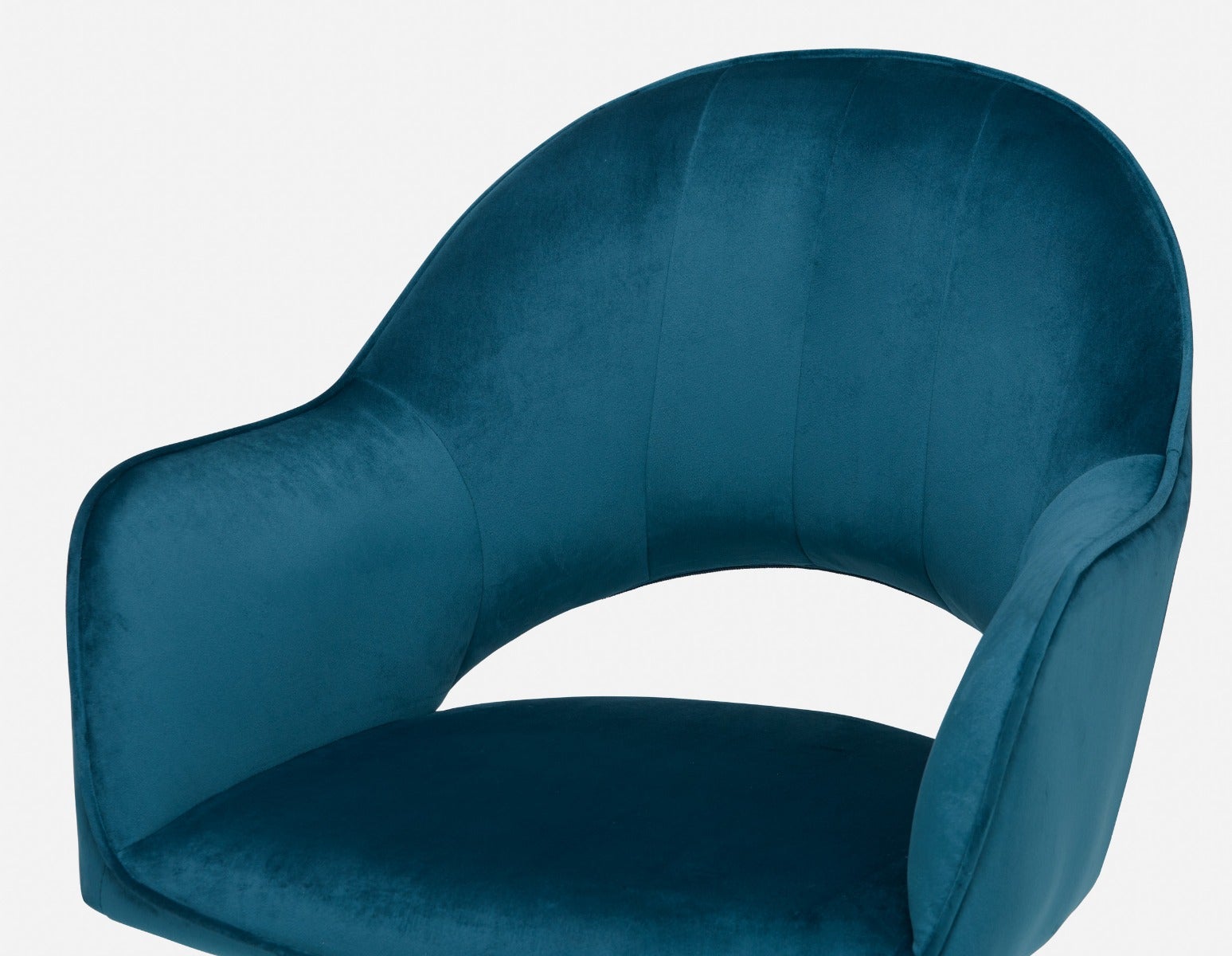 BAILEY contemporary velvet dining armchair undefined