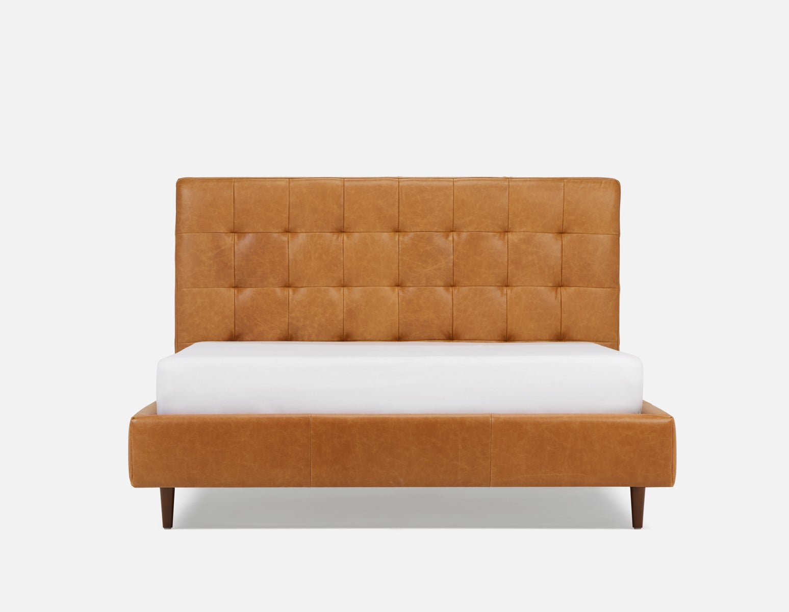 KINSEY leather queen size bed undefined