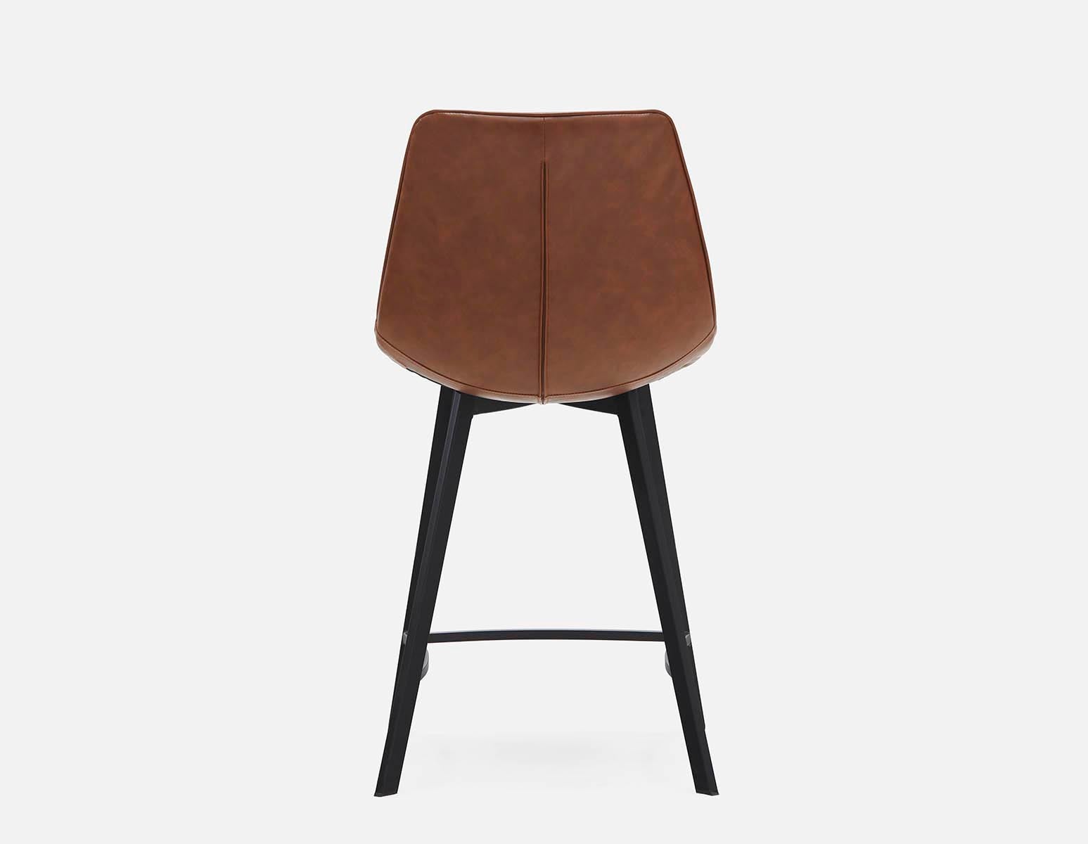 MALI tabouret de comptoir moderne avec dossier 61 cm undefined