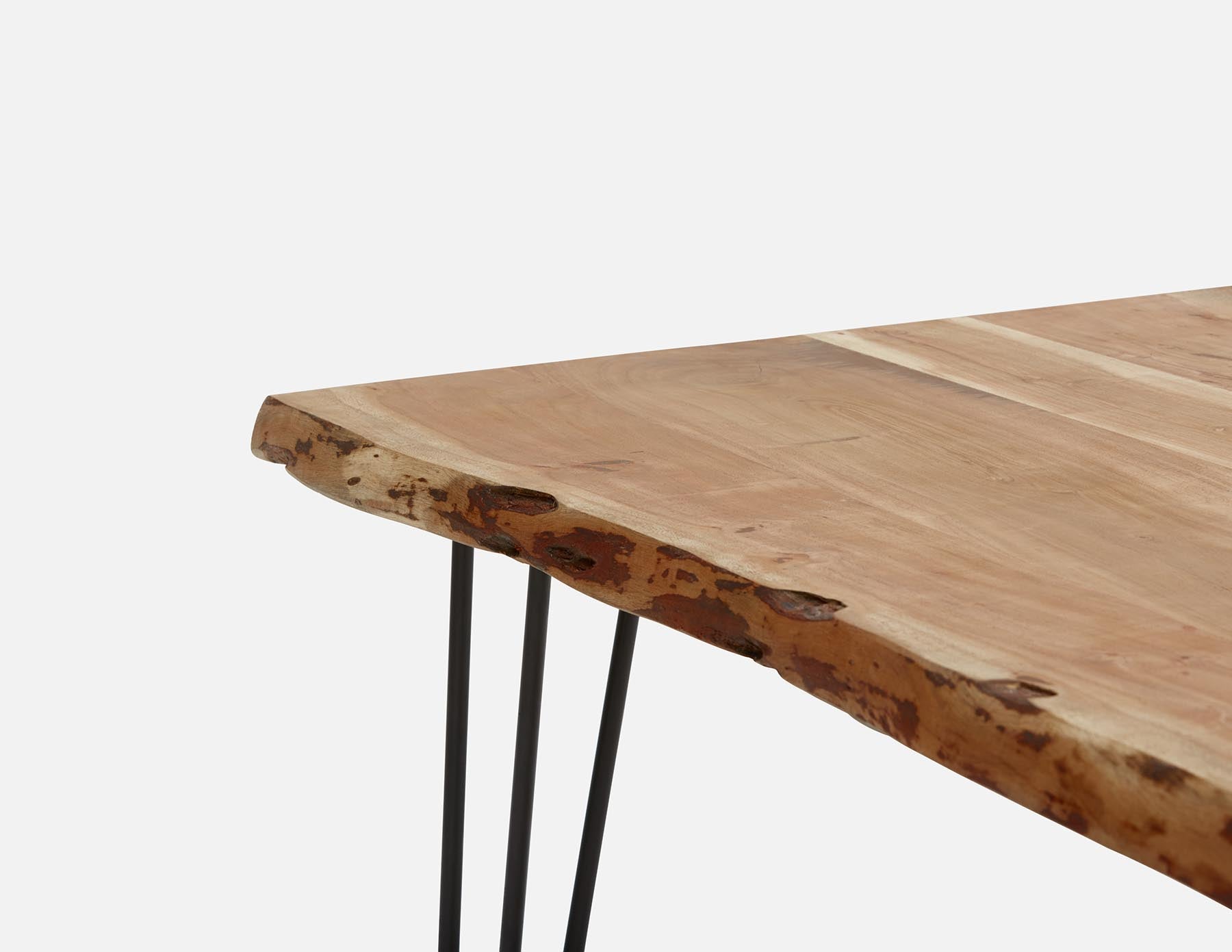 RENO solid acacia wood dining table 140 cm undefined