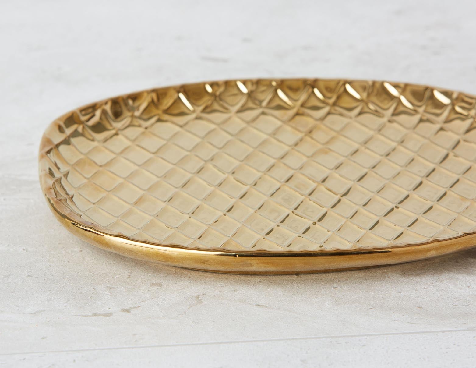 ANANAS II pineapple-shaped plate 32 cm undefined