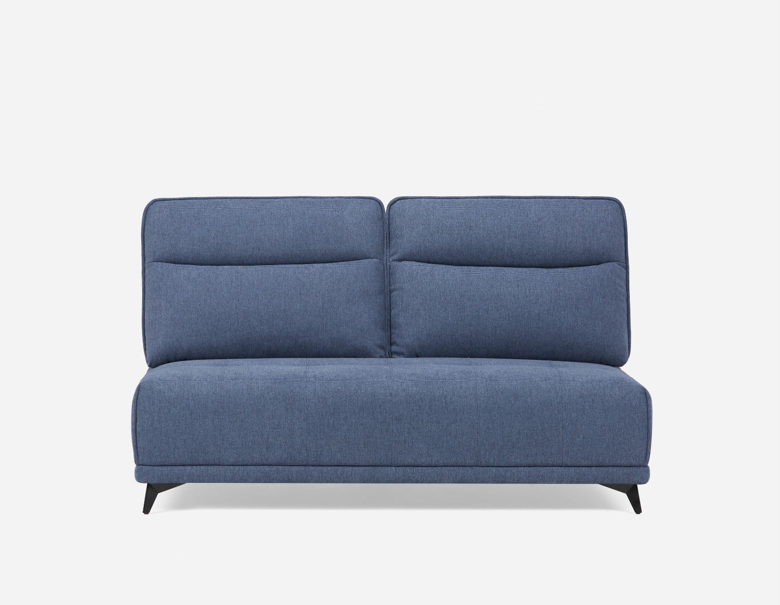 SIMON modern contemporary armless loveseat with adjustable backrest undefined
