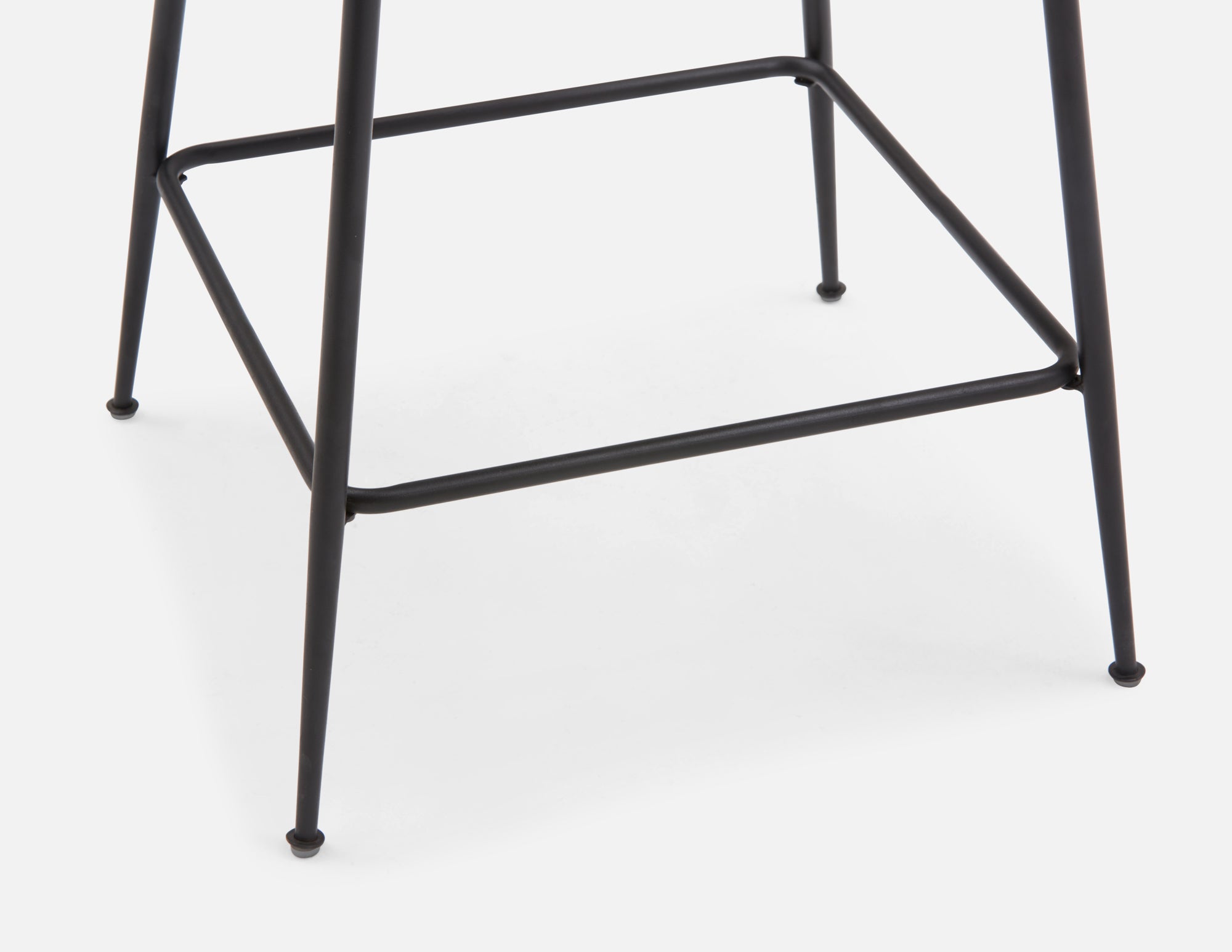 JUDITH velvet counter stool with backrest 68 cm undefined