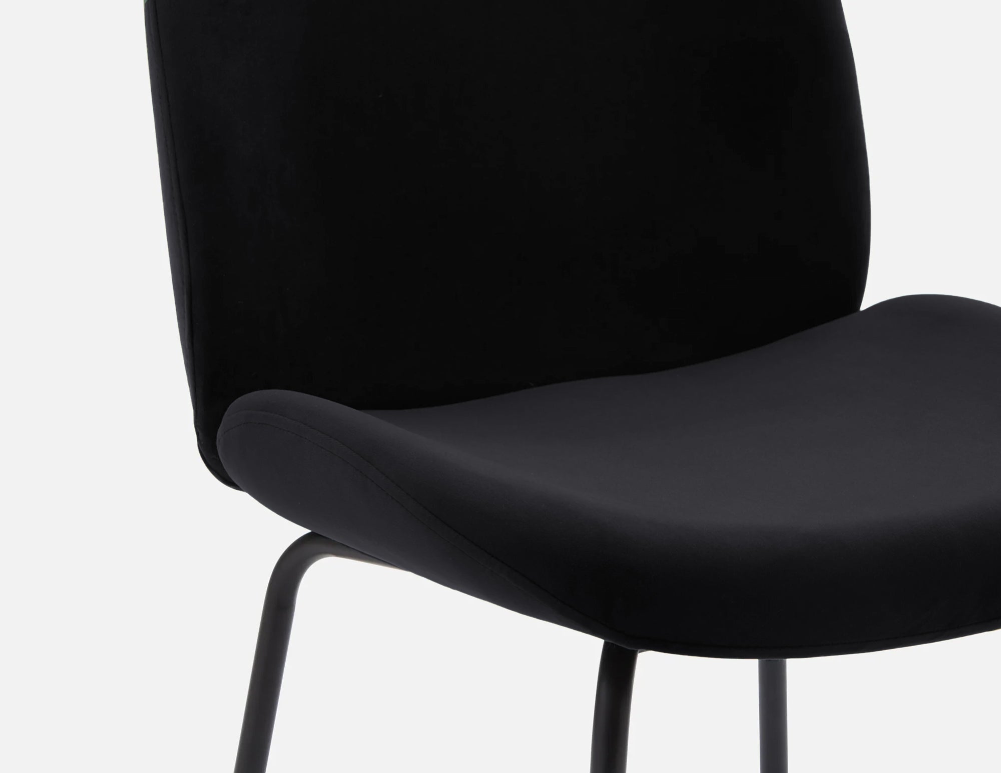 JUDITH velvet bar stool with backrest 78 cm undefined