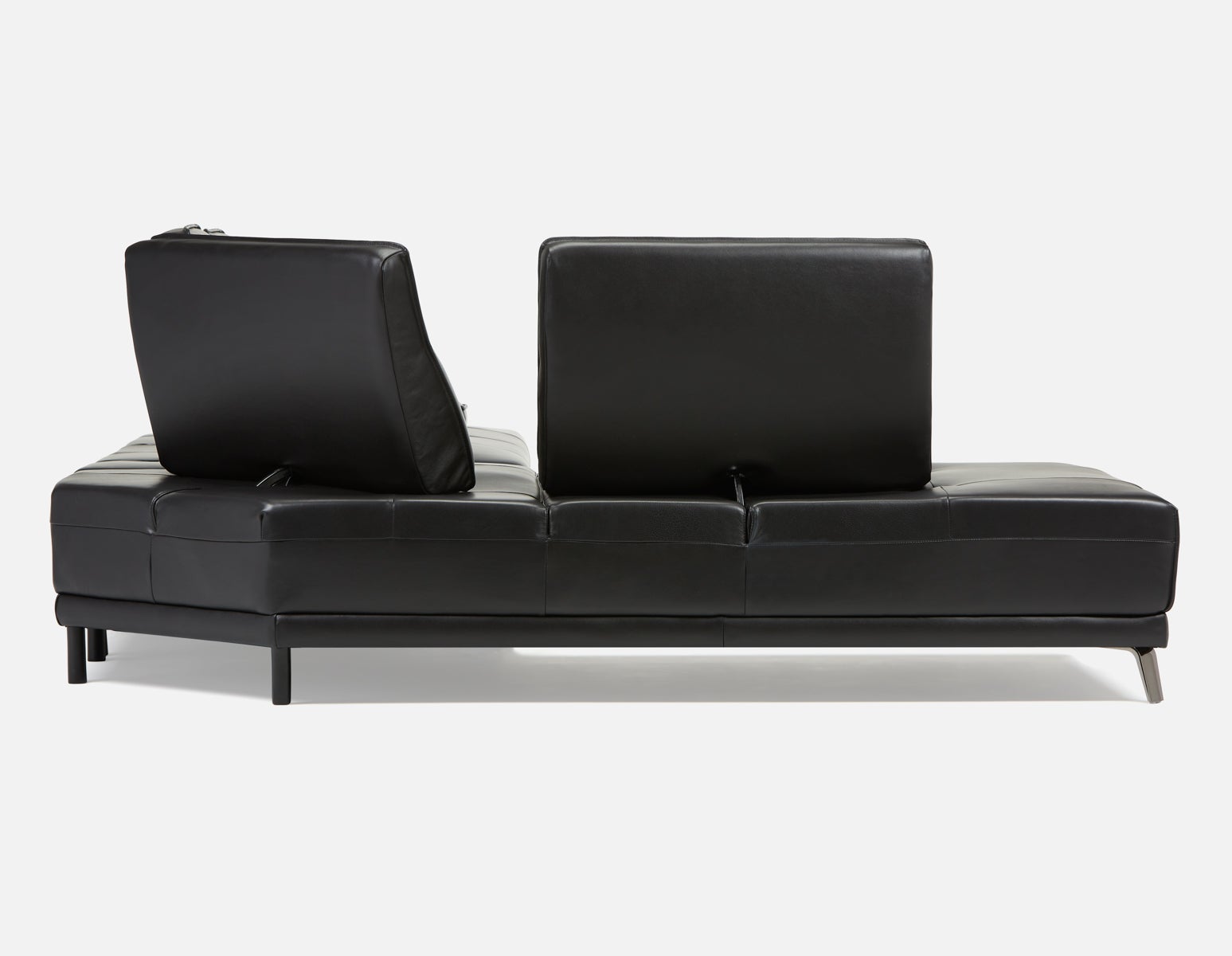 ANGKOR left-facing leather sectional sofa undefined