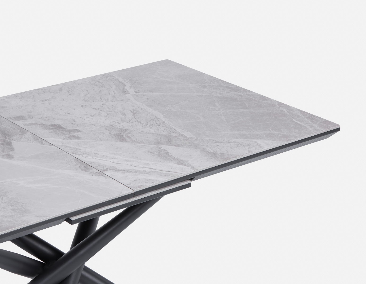 TUVA modern contemporary extendable ceramic dining table 160cm-200cm undefined