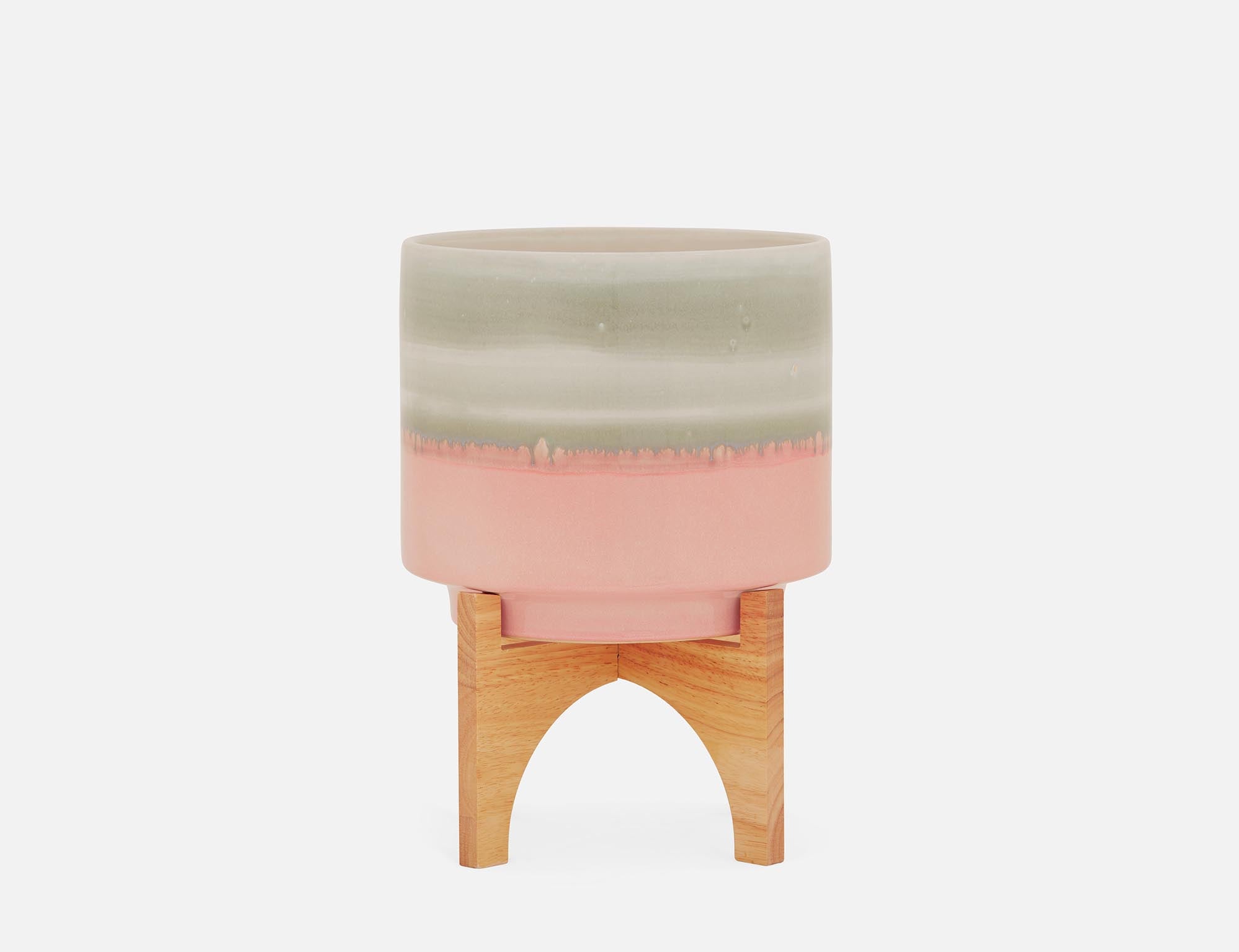 SHANE cache-pot et support en bois 36 cm undefined