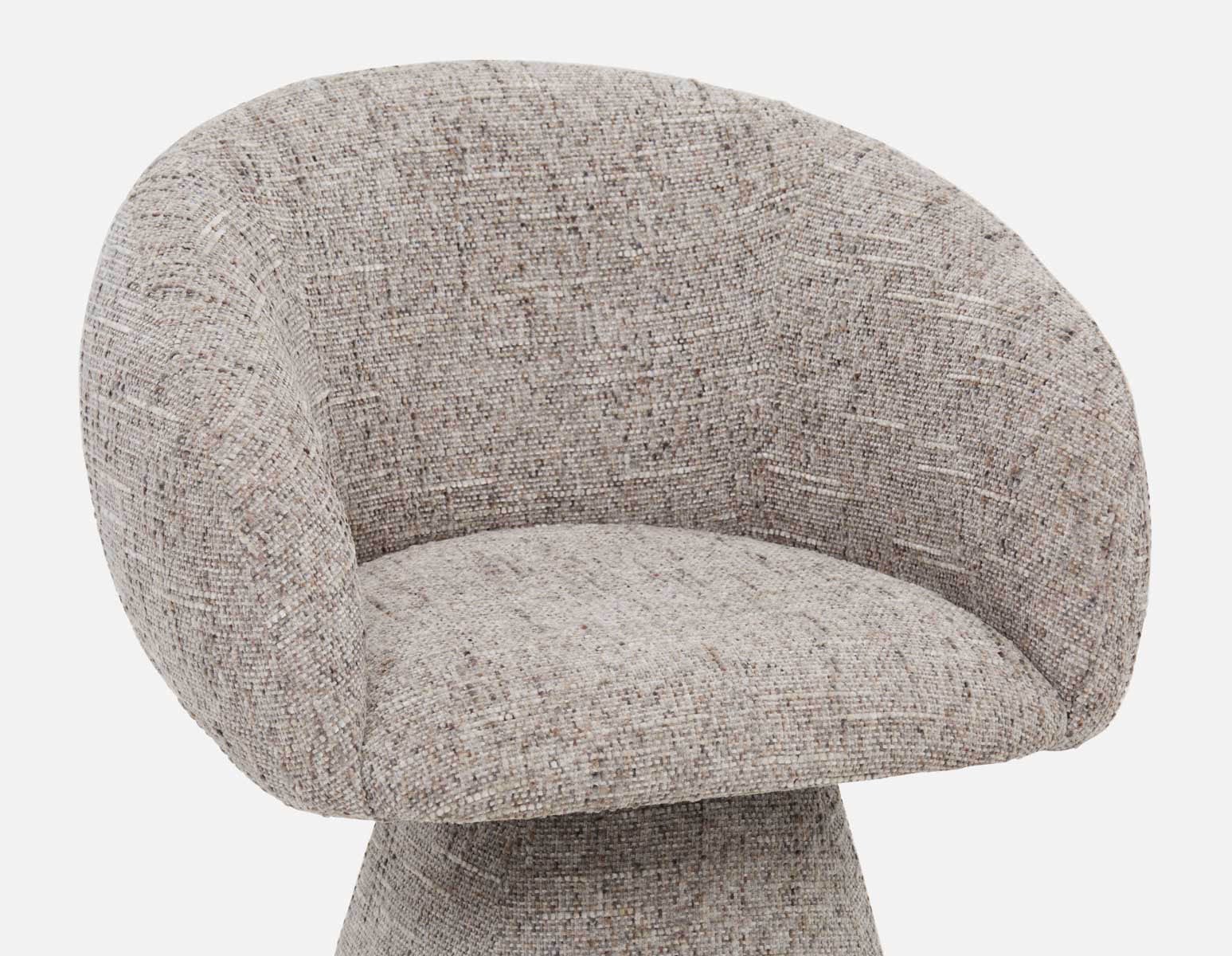ORAN modern swivel dining armchair undefined