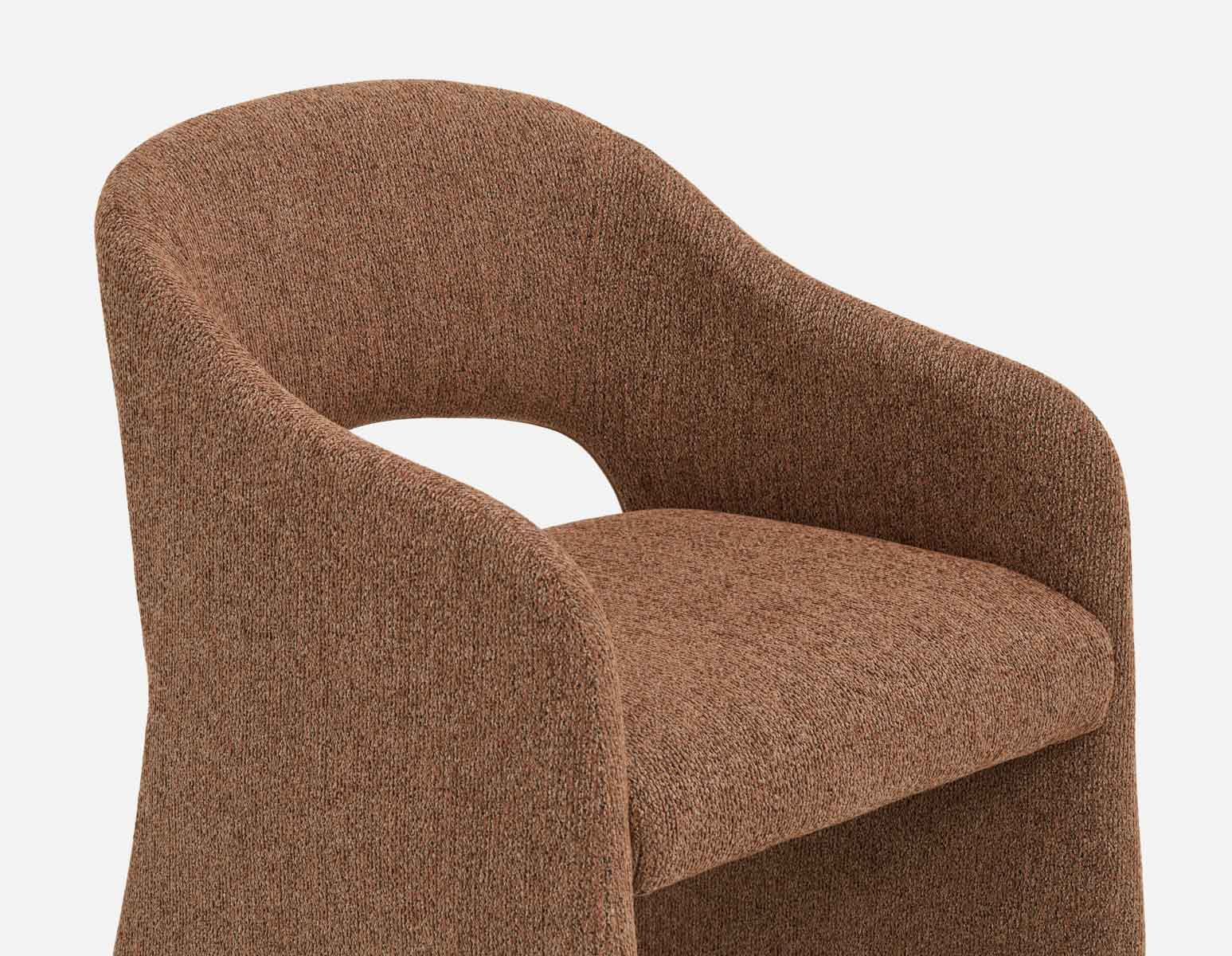 AZROU modern minimalist dining armchair undefined