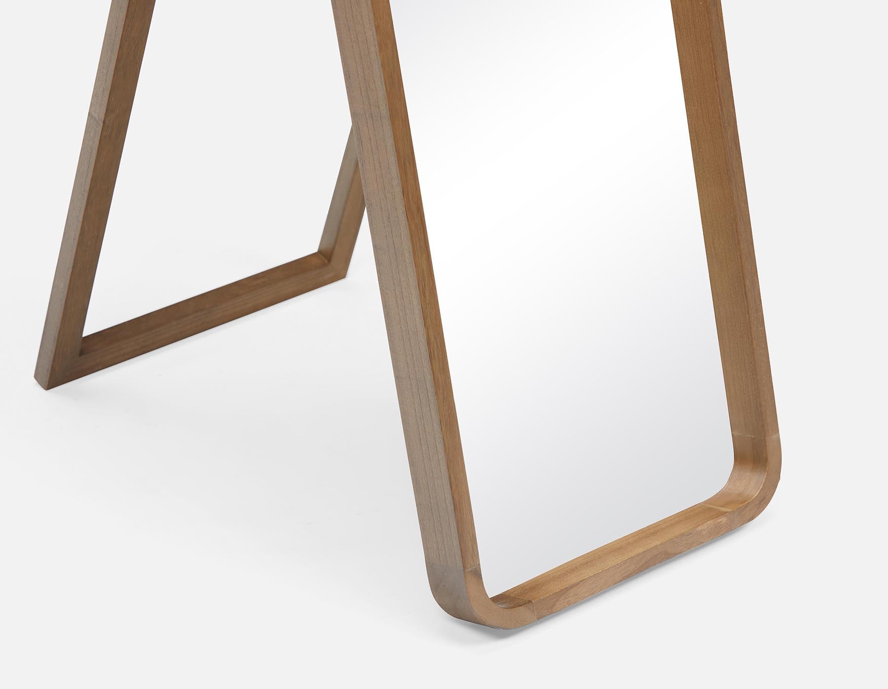 KYUSHA standing floor mirror with paulownia wood frame 36 cm x 147 cm undefined