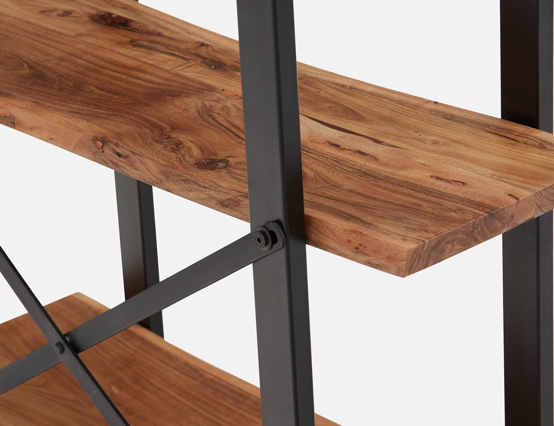 RENO acacia wood 3-tier bookcase undefined
