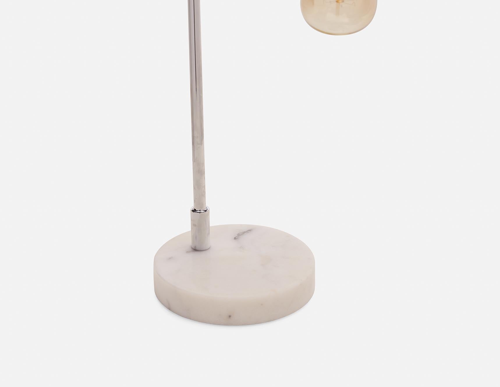 CLEARA marble base table lamp 57 cm height undefined