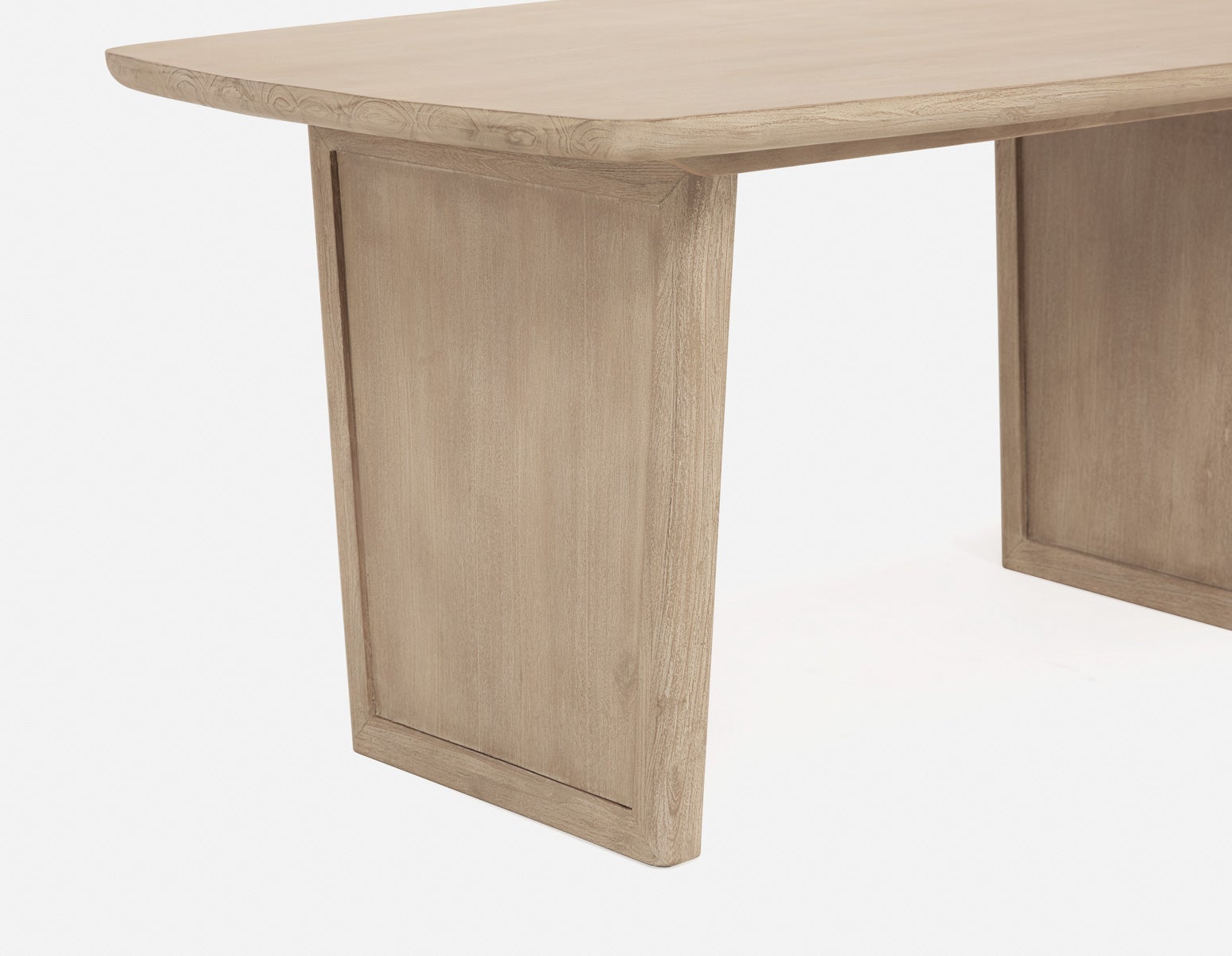 SAHARA solid acacia wood dining table 160 cm undefined