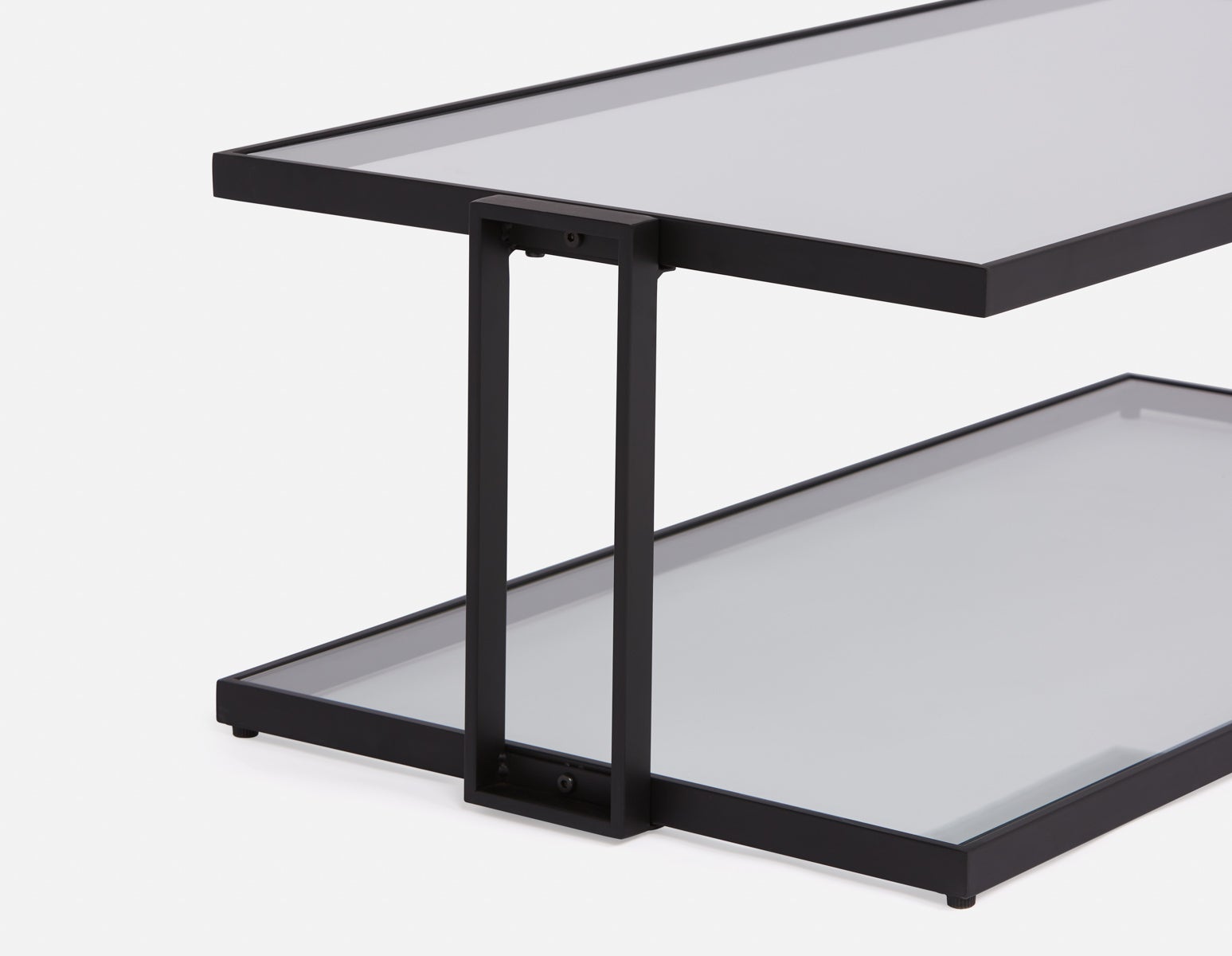 AGLAYA table basse en fer avec verre trempé undefined