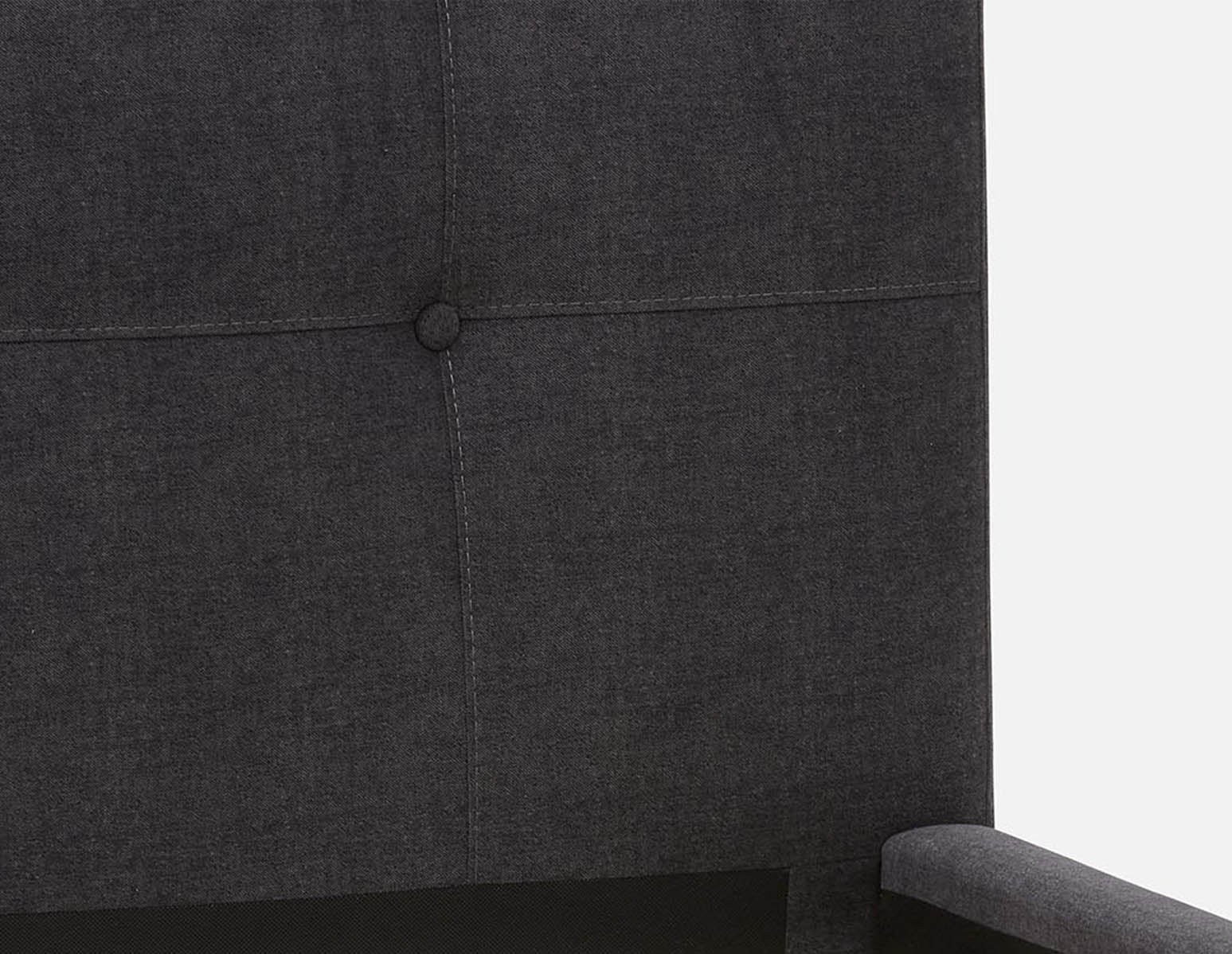 CARME mid-century modern tufted upholstered queen size bed undefined