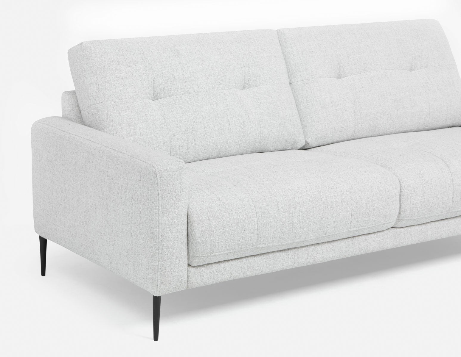 MIGUELA mid-century modern 3-seater sofa undefined