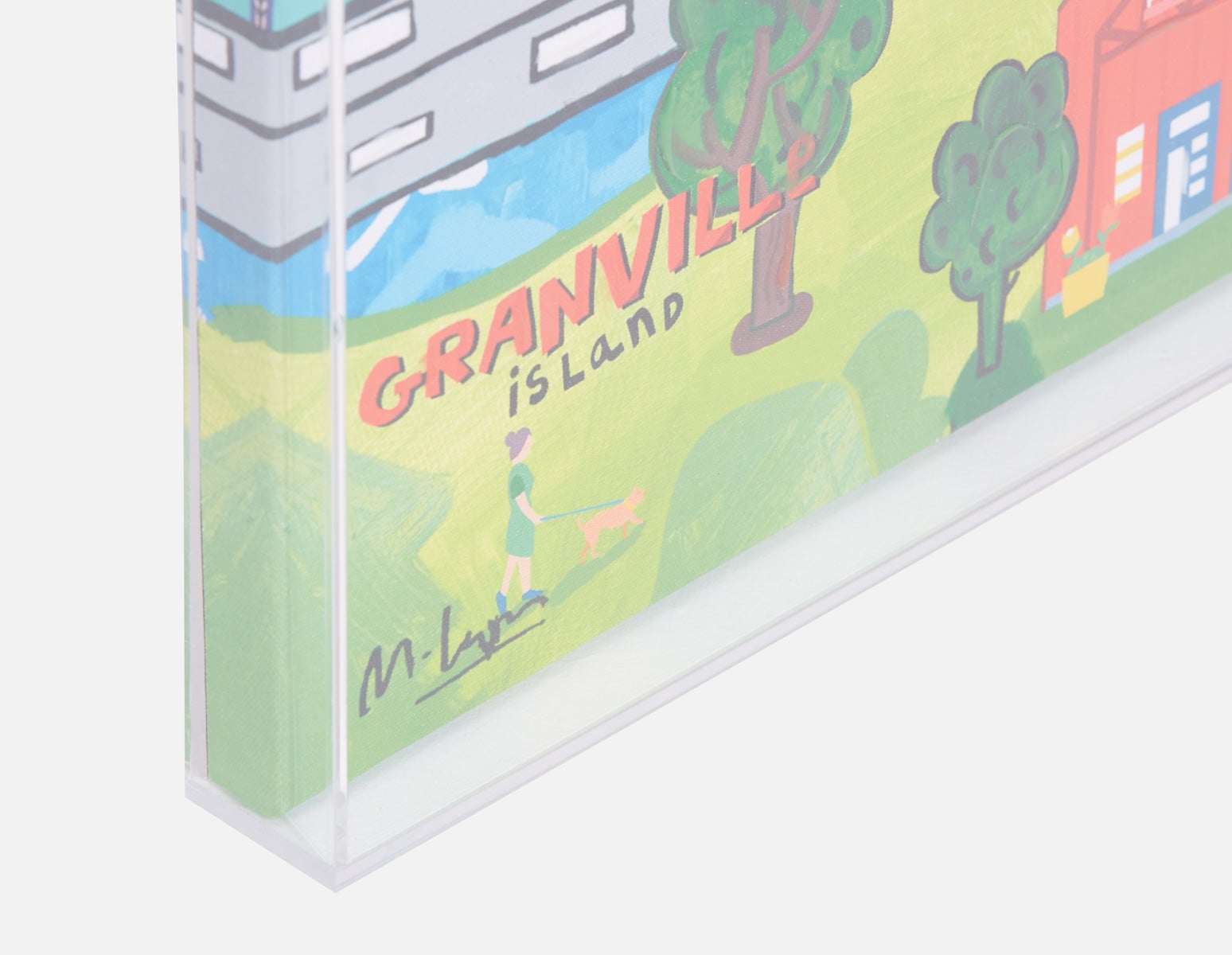 CITY YVR acrylic shadow box art 85 x 110 cm undefined