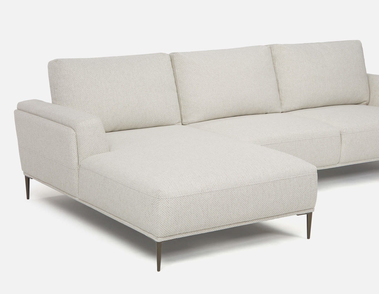 VICTOR contemporary left-facing sectional sofa undefined