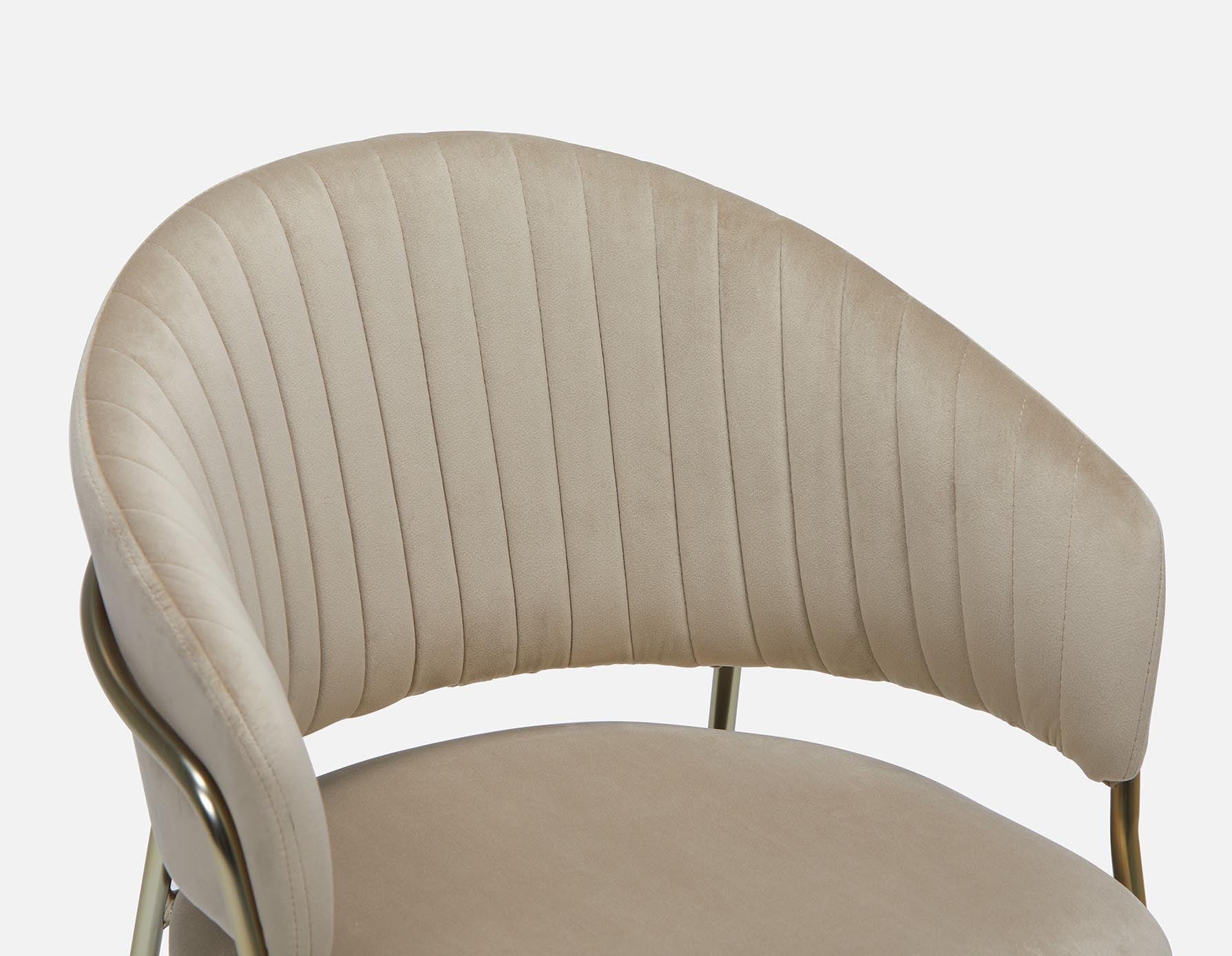 SHARON velvet dining armchair undefined