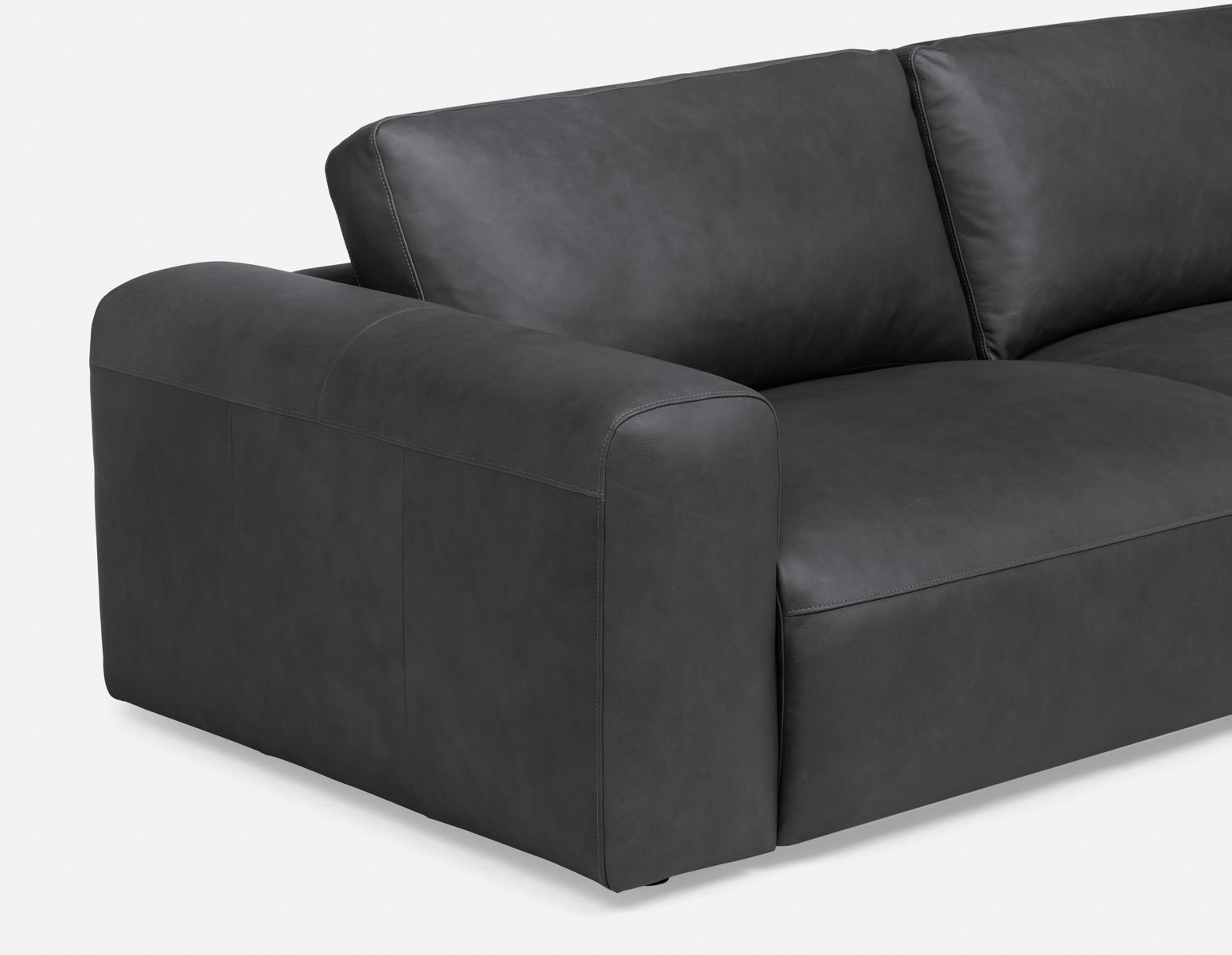 NATALIA Canapé 100% cuir 95" undefined