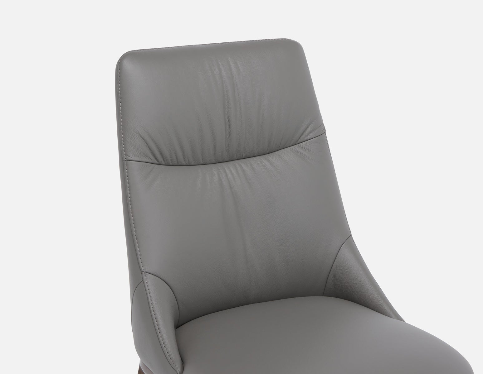 TOLEDA 100% leather contemporary dining chair undefined