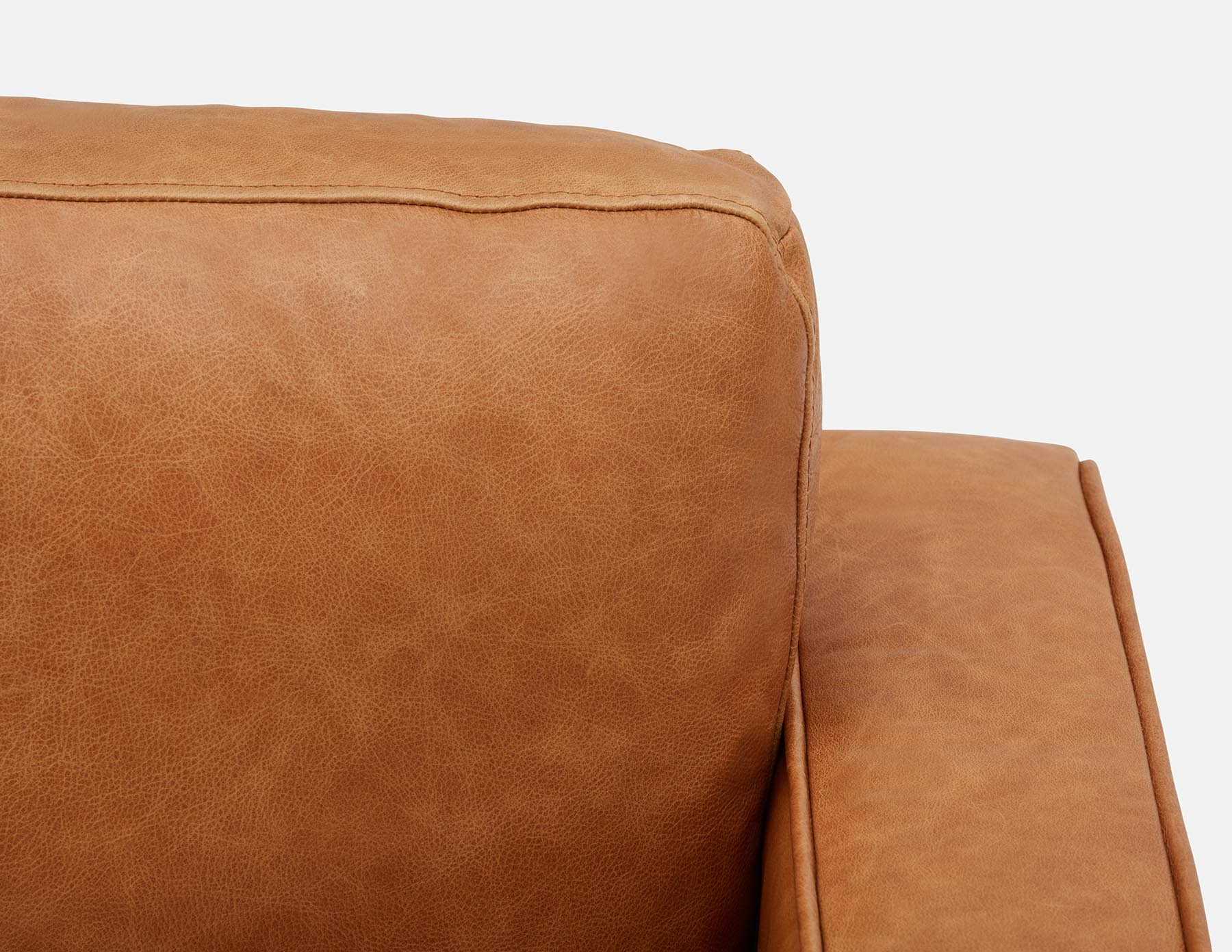 KINSEY 100% leather armchair undefined