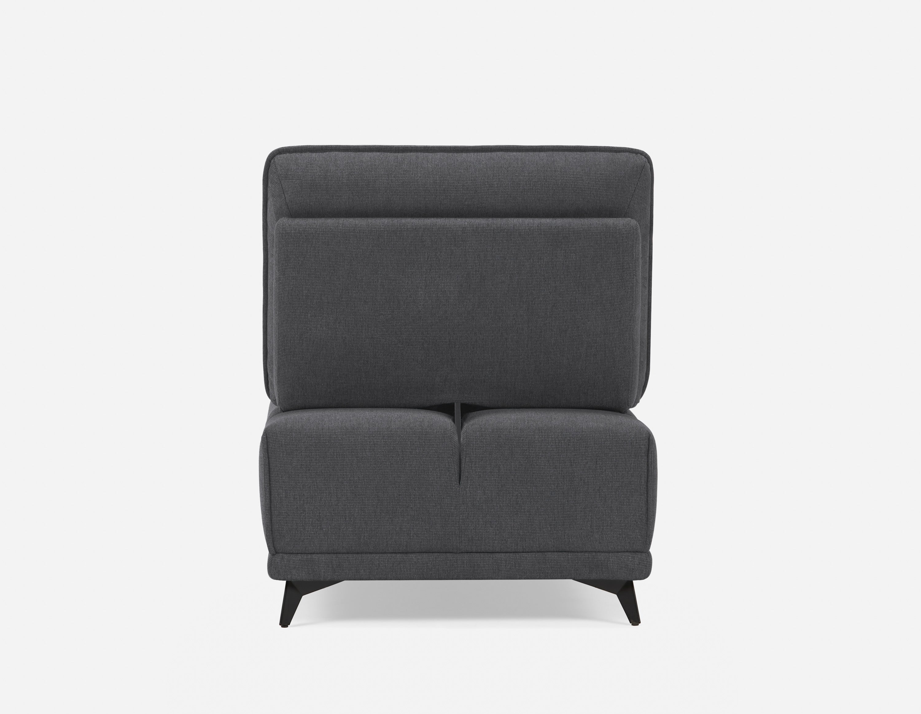 SIMON modern contemporary lounger with adjustable backrest undefined