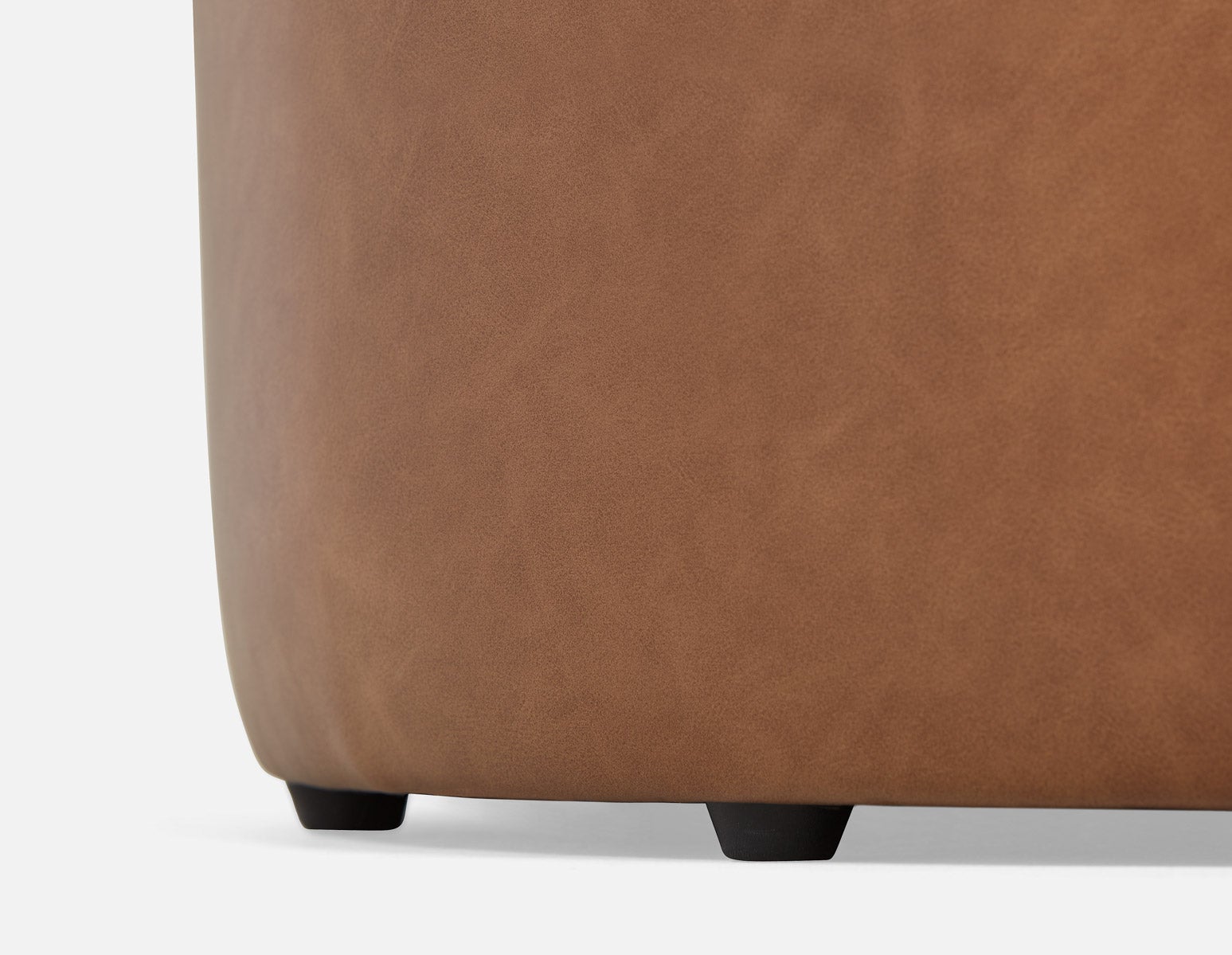 VASTO leatherette ottoman undefined