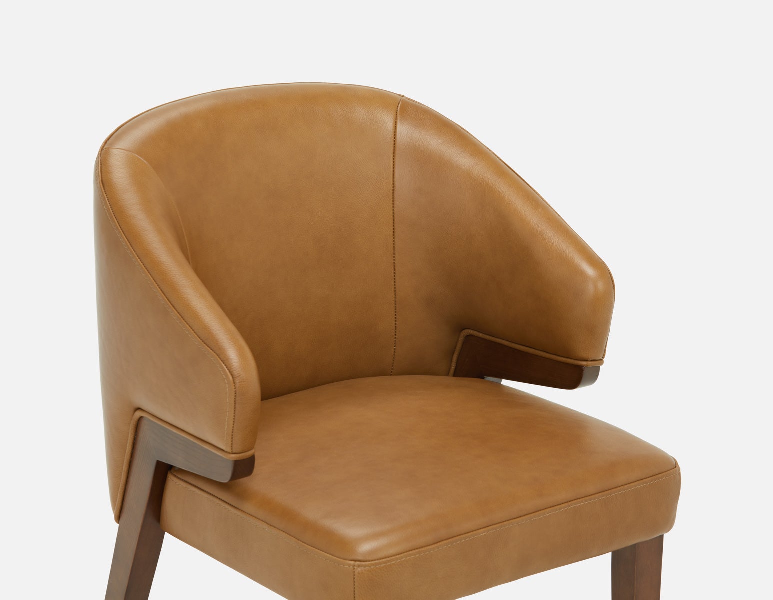 AKSEL leather dining chair undefined