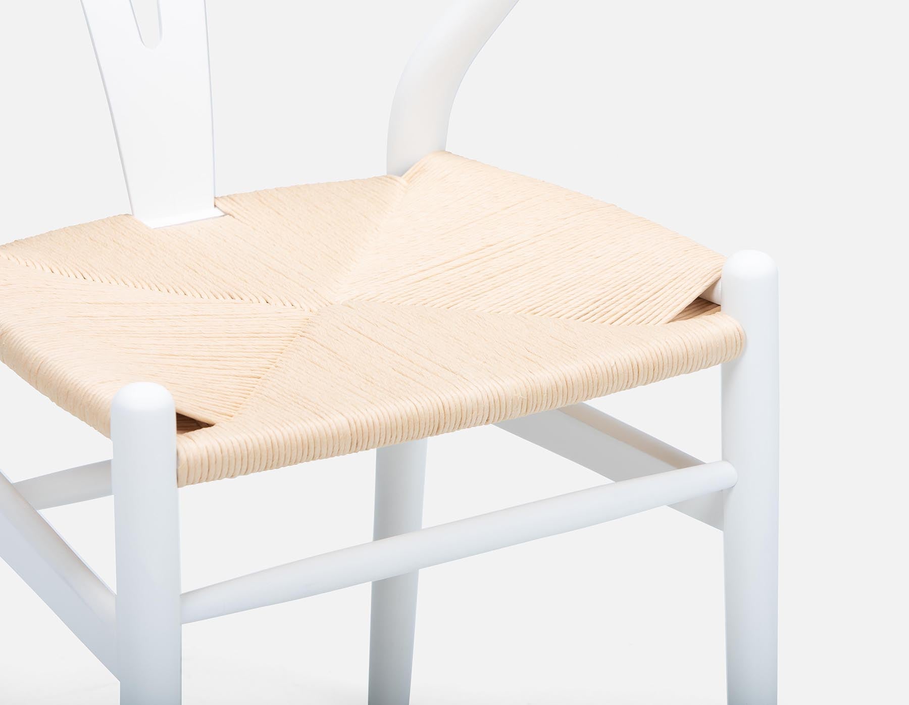 DENMARK chaise de salle à manger en bois d'hêtre et en corde tissée undefined