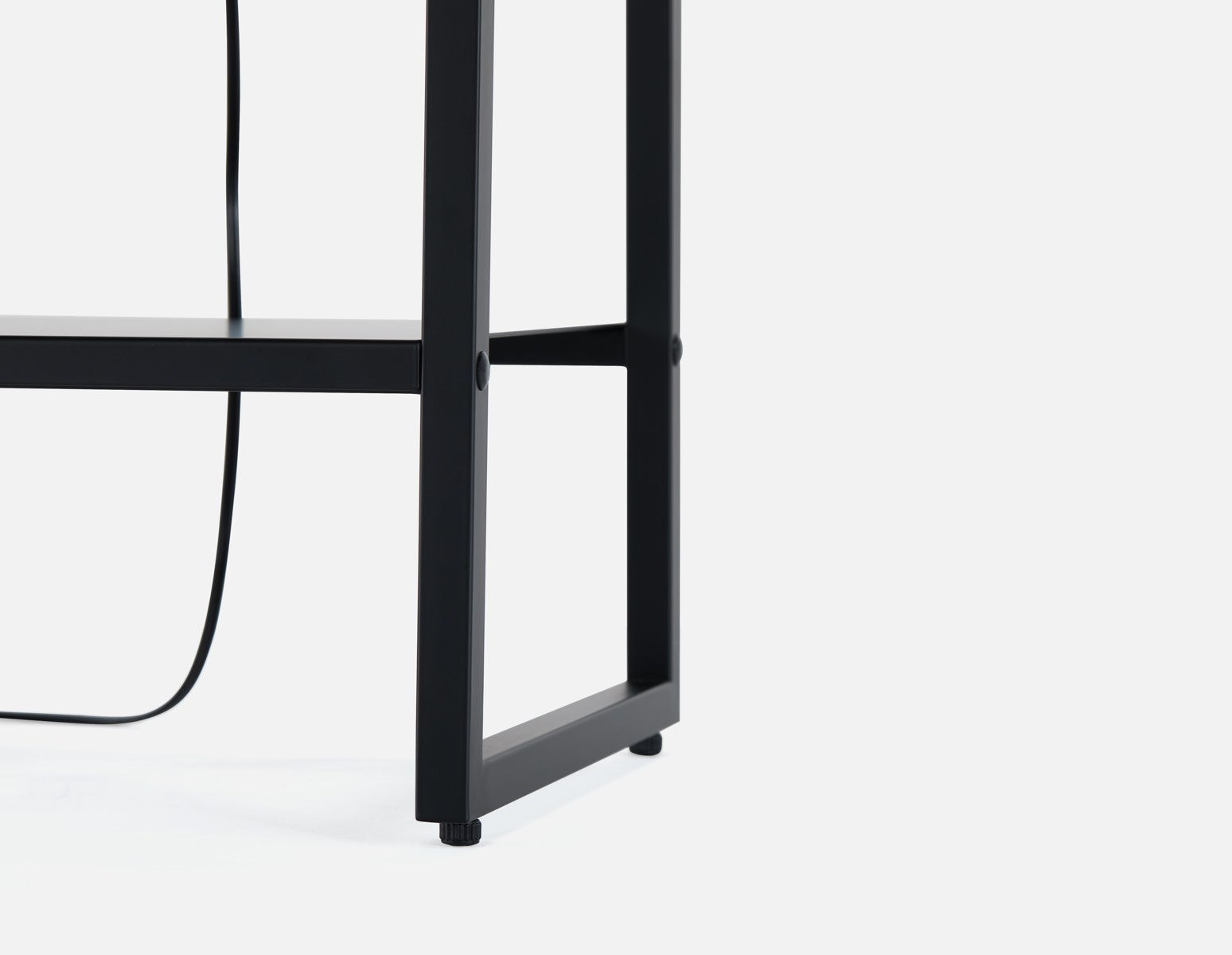 HALDEN standing lamp with 3 tier shelves undefined