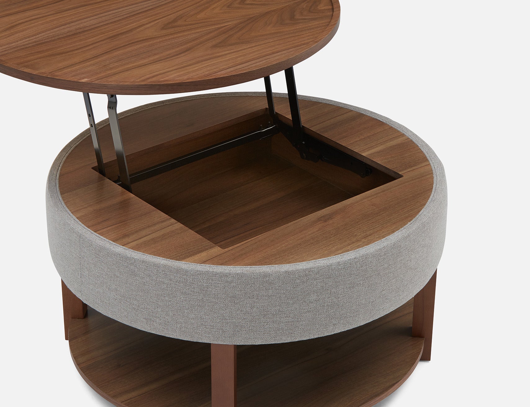 DAMIAN wood veneer lift-top coffee table with storage 84 cm undefined