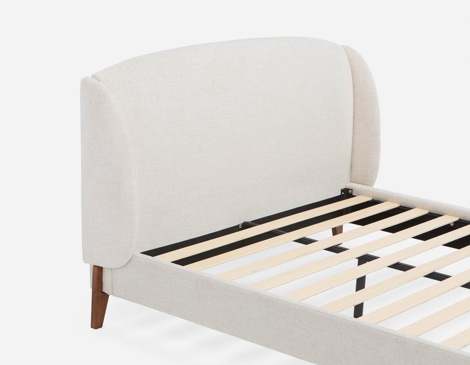 MARCIA mid-century modern upholstered queen size bed undefined