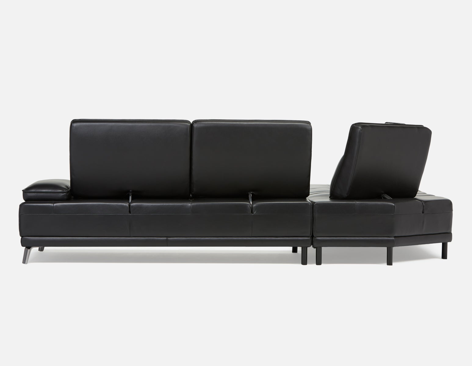 ANGKOR left-facing leather sectional sofa undefined
