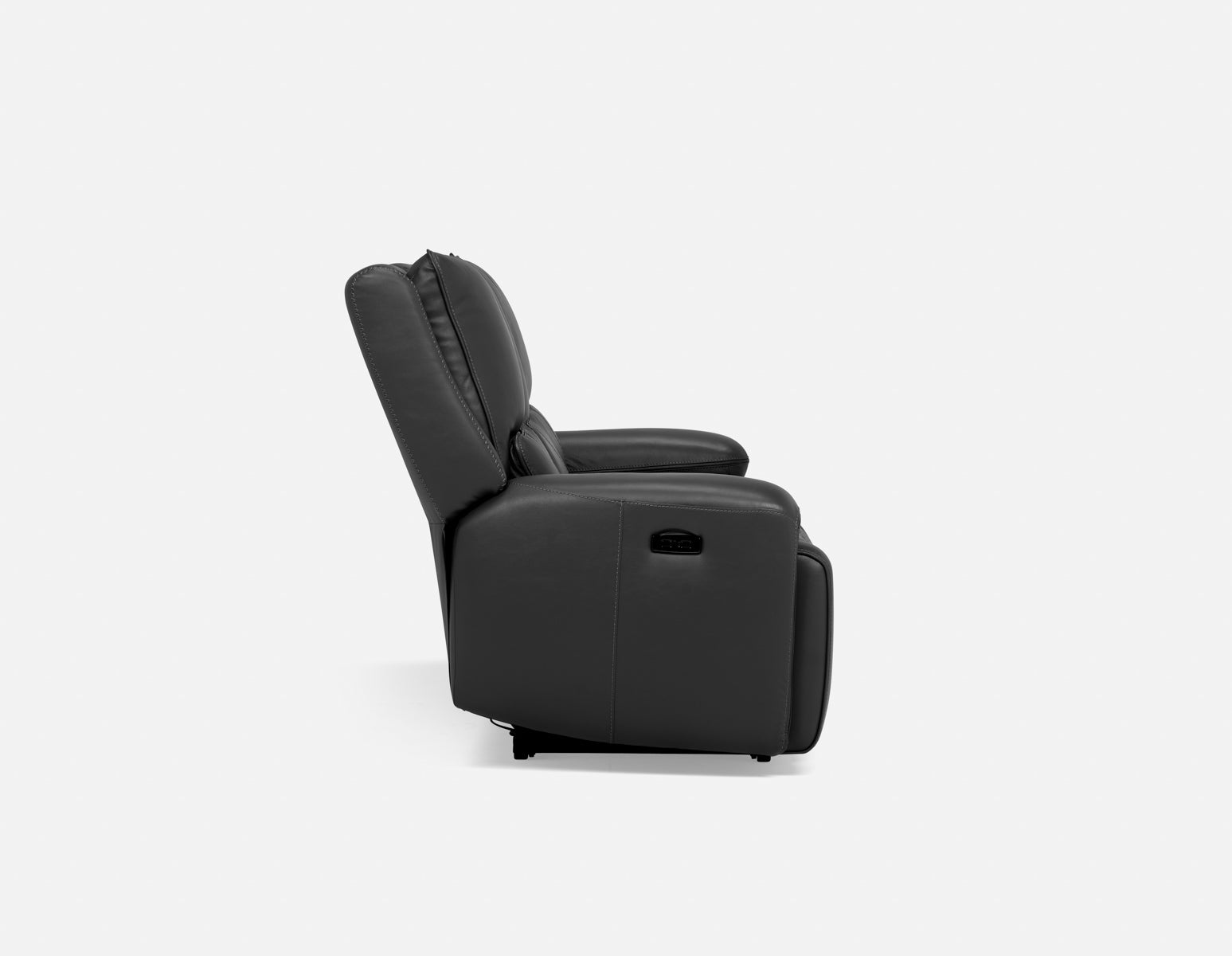 FAOUZI leather contemporary power recliner sofa undefined