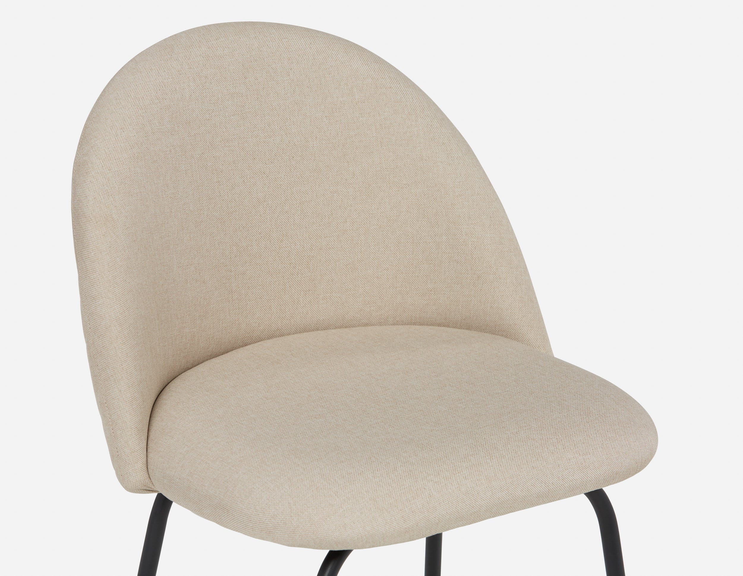 LAVAL mid-century modern counter stool with backrest 61 cm undefined